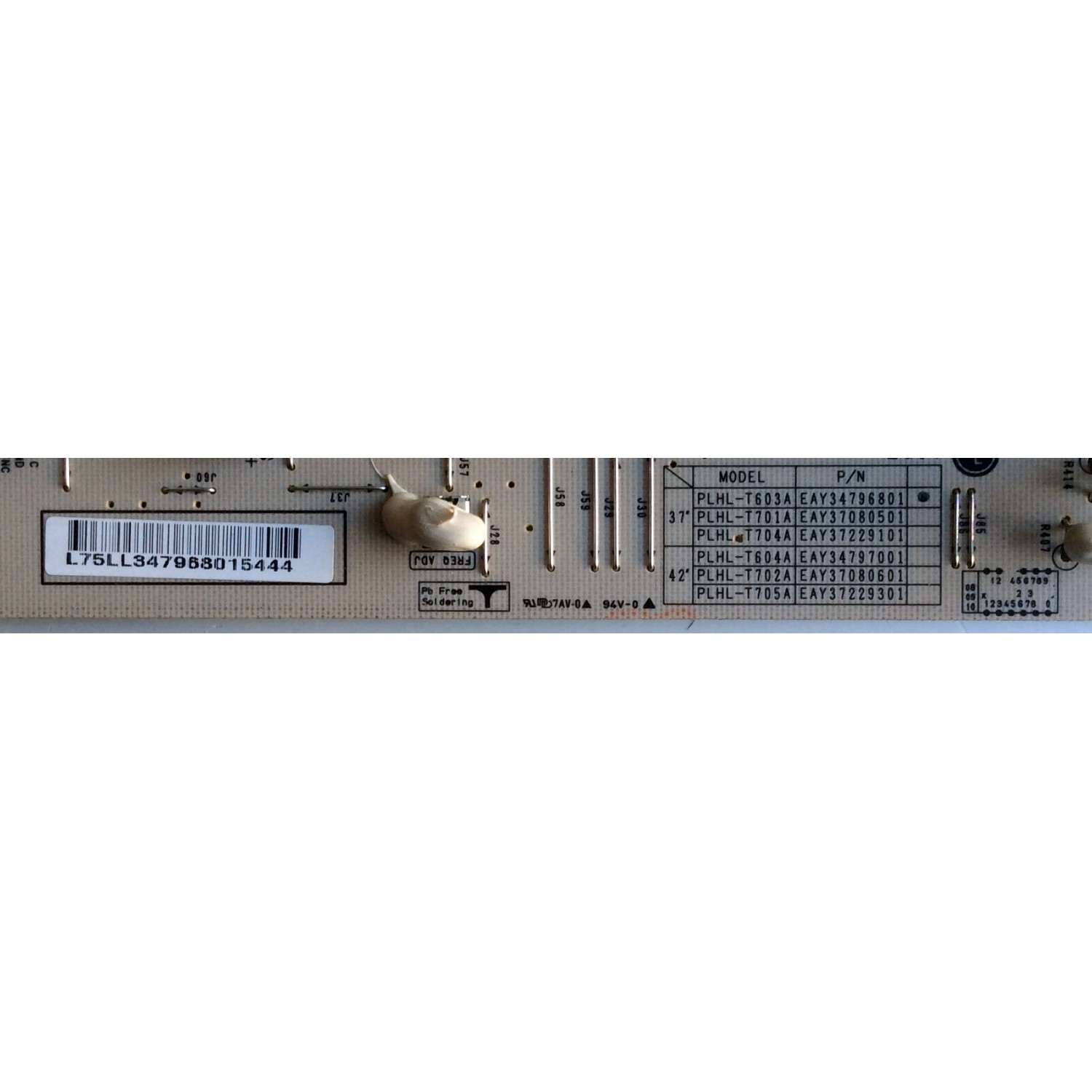 FUENTE DE PODER / LG EAY34796801 / 34796801 / EAX322668301 / 9 / 2300KEG010A-F / PANEL LC370WX3 (SL)(D1)/  MODELOS 37LC7D-UK / 37LC7D-UB.AUSVLMM - Imagen 3