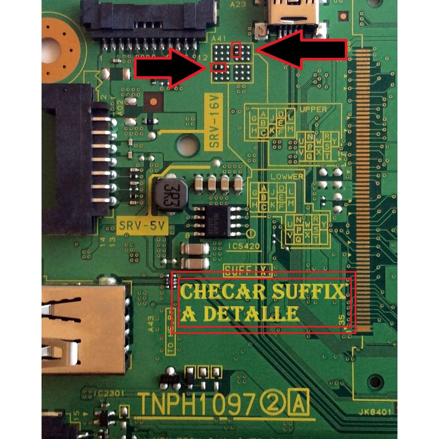 MAIN PARA TV PANASONIC / NUMERO DE PARTE TNPH1097UA / TNPH1097 / MODELO TC-58AX800U / ((NOTA IMPORTANTE:FAVOR DE CHECAR A DETALLE EL SUFFIX)) - Imagen 2