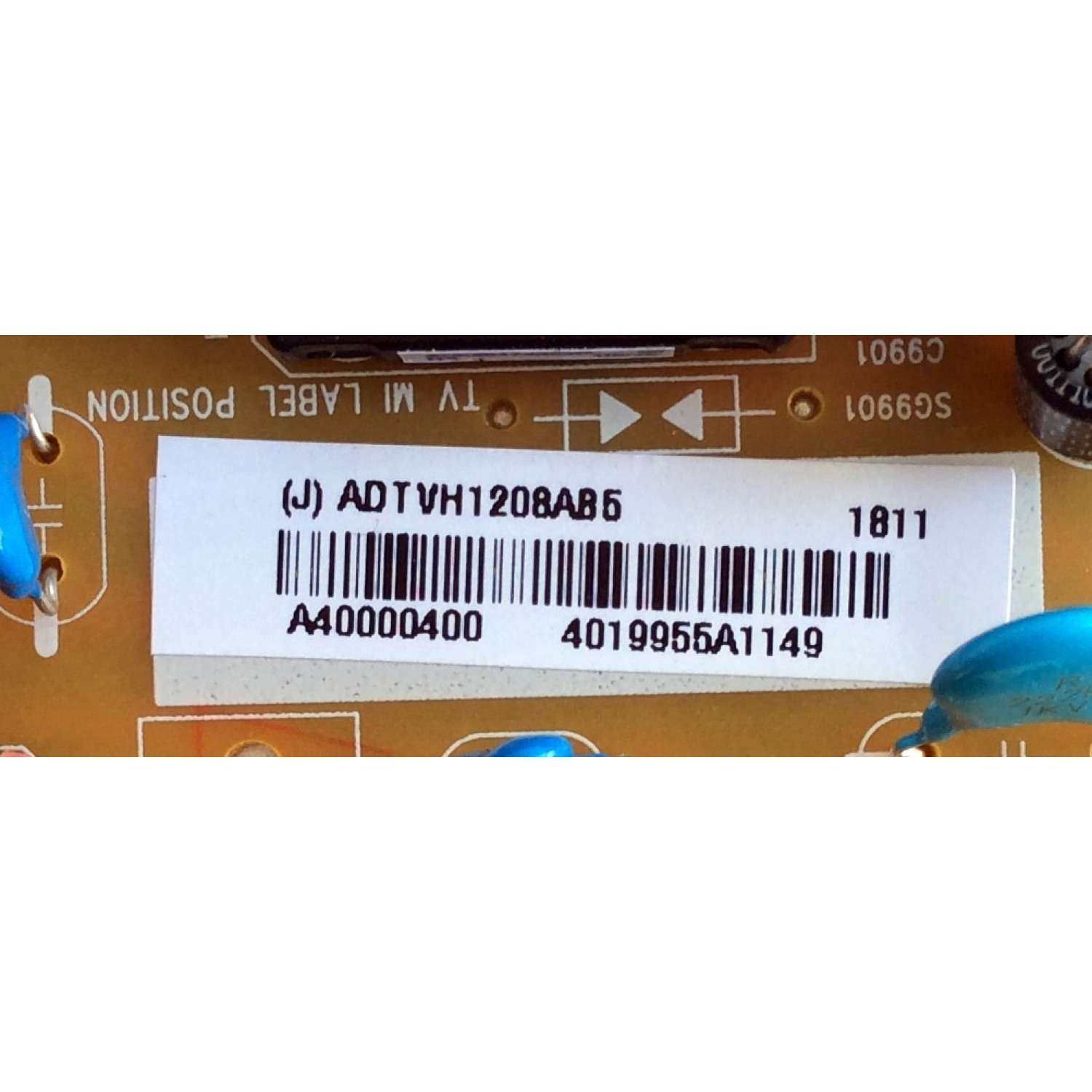 FUENTE DE PODER / VIZIO ADTVH1208AB5 / 715G8856-P02-001-0H2S / (J)ADTVH1208B5 / VH1208AB5 / PANEL TPT400LA-HN02.S REV:S801Z / MODELOS D40F-F1 / D40F-F1 LTQEVVLU / D40F-F1 LTQEVVMU - Imagen 3