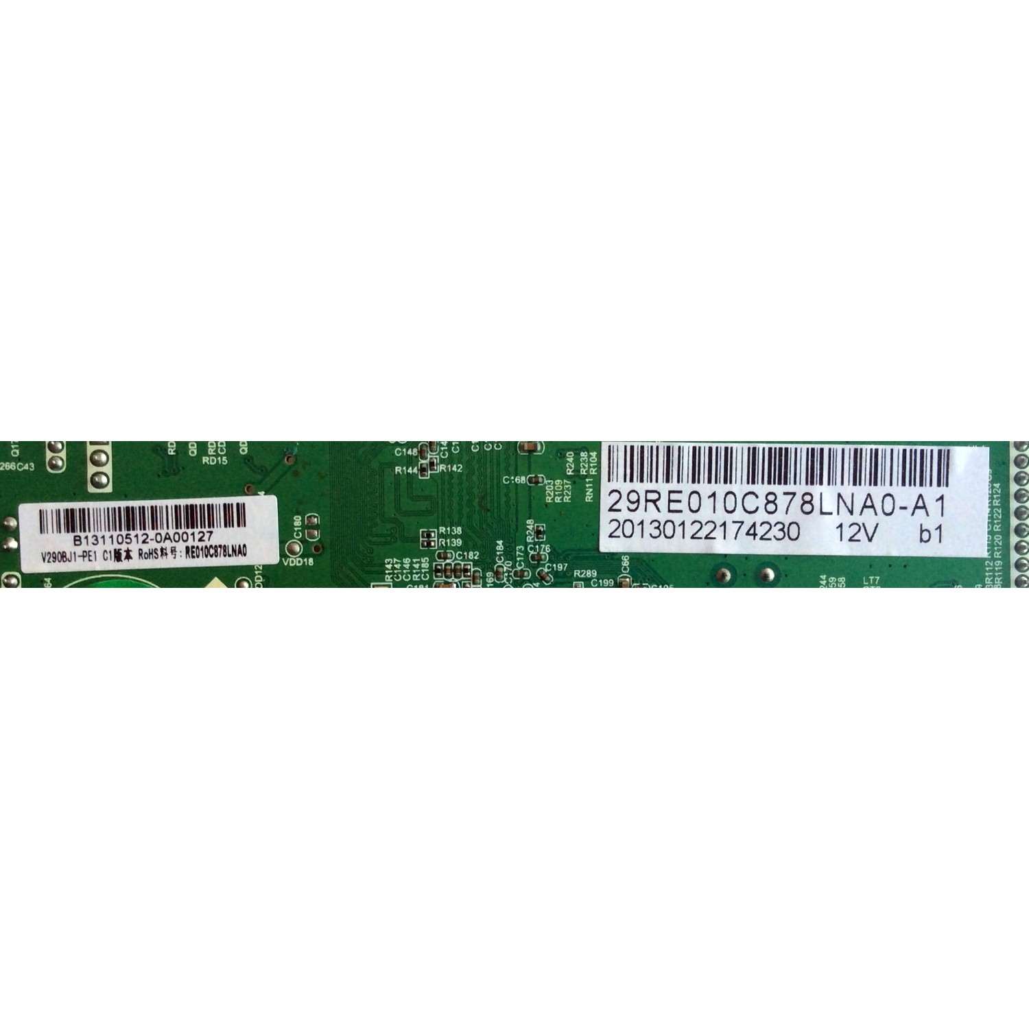 MAIN / RCA 29RE010C878LNA0-A1 / RE010C878LNA0 / B13110512 / T.RSC8.78 / .A12327 / 20130122174230 / PANEL V290BJ1-PE1-12V / MODELO LED29B30RQ - Imagen 2