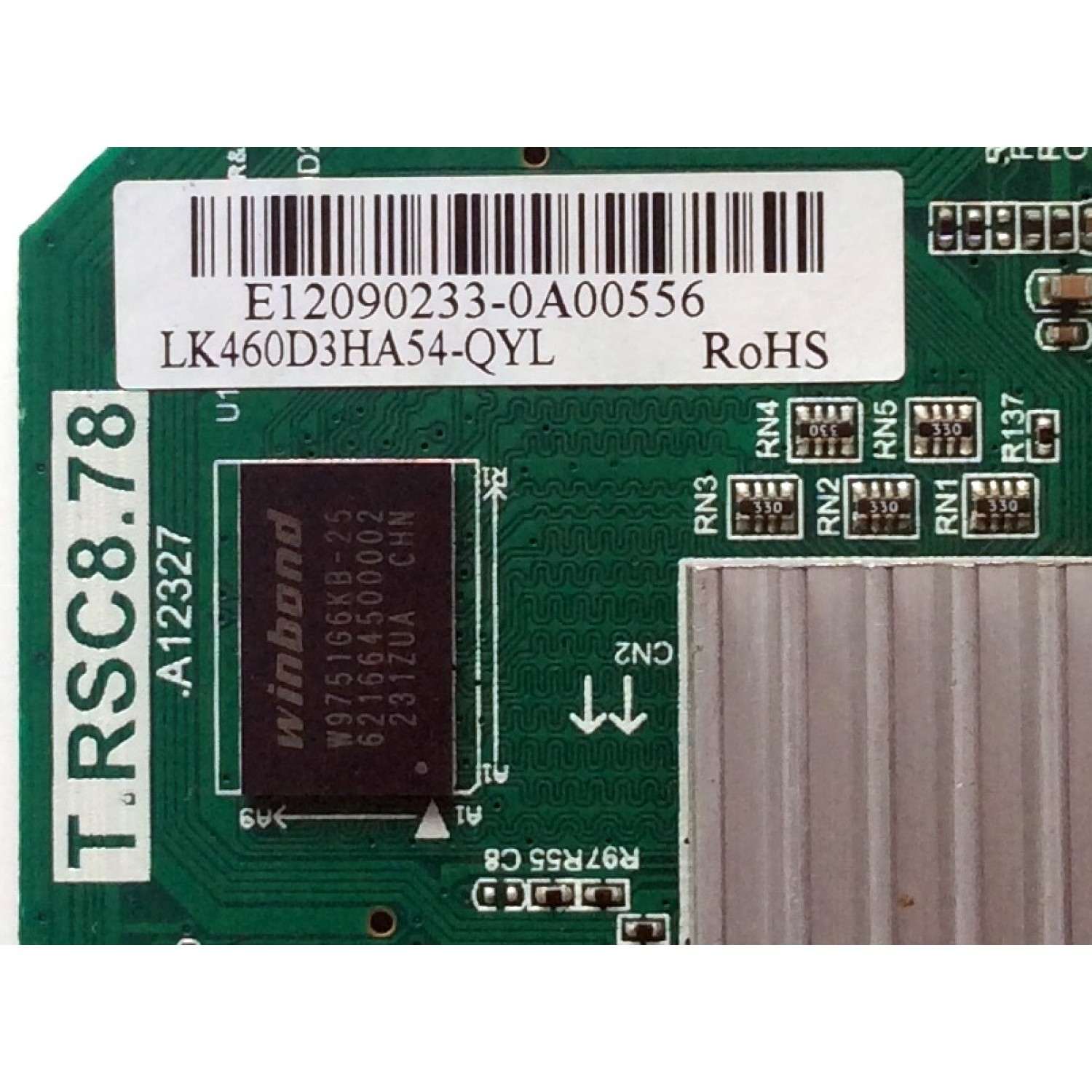 MAIN / RCA E12090233 / 46RE010C878LNA0-B1 / RE010C878LNA0 / 20120910222204 12V b1 / T.RSC8.78 / .A12327 / 20120910222204 / PANEL LK460D3HA54-QYL / MODELO LED46C45RQ - Imagen 3