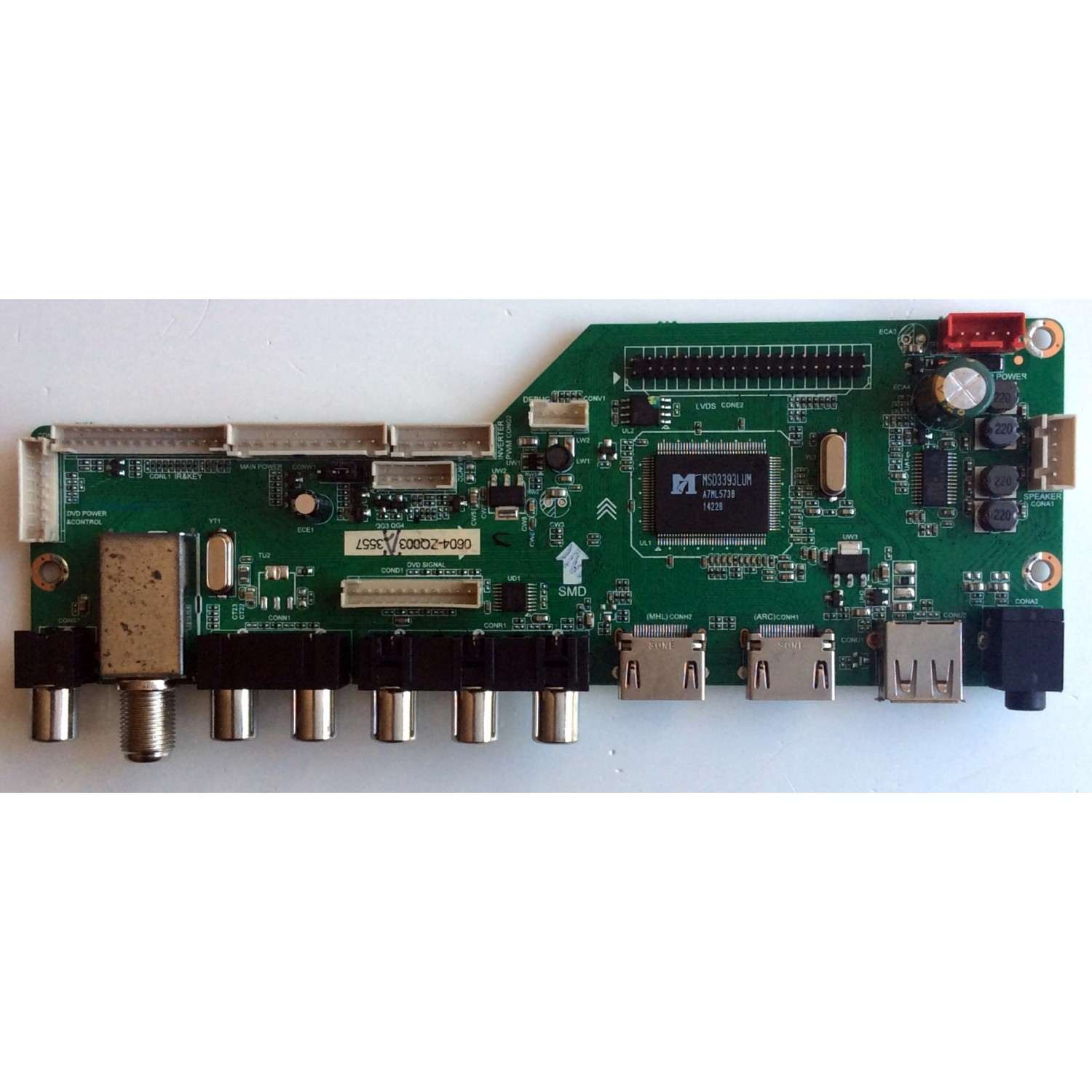 MAIN / RCA RE01M3393LNA23-A2 / LD.M3393.B / 3393B1426 / MK-RE01-140604-ZQ003A / PANEL V320BK1-PS5-12V / MODELO LED32B30RQD / COMPATIBLE CON TELEVISORES CON NÚMEROS DE SERIE QUE COMIENZAN CON LA SECUENCIA 4521-LD32B30-A2