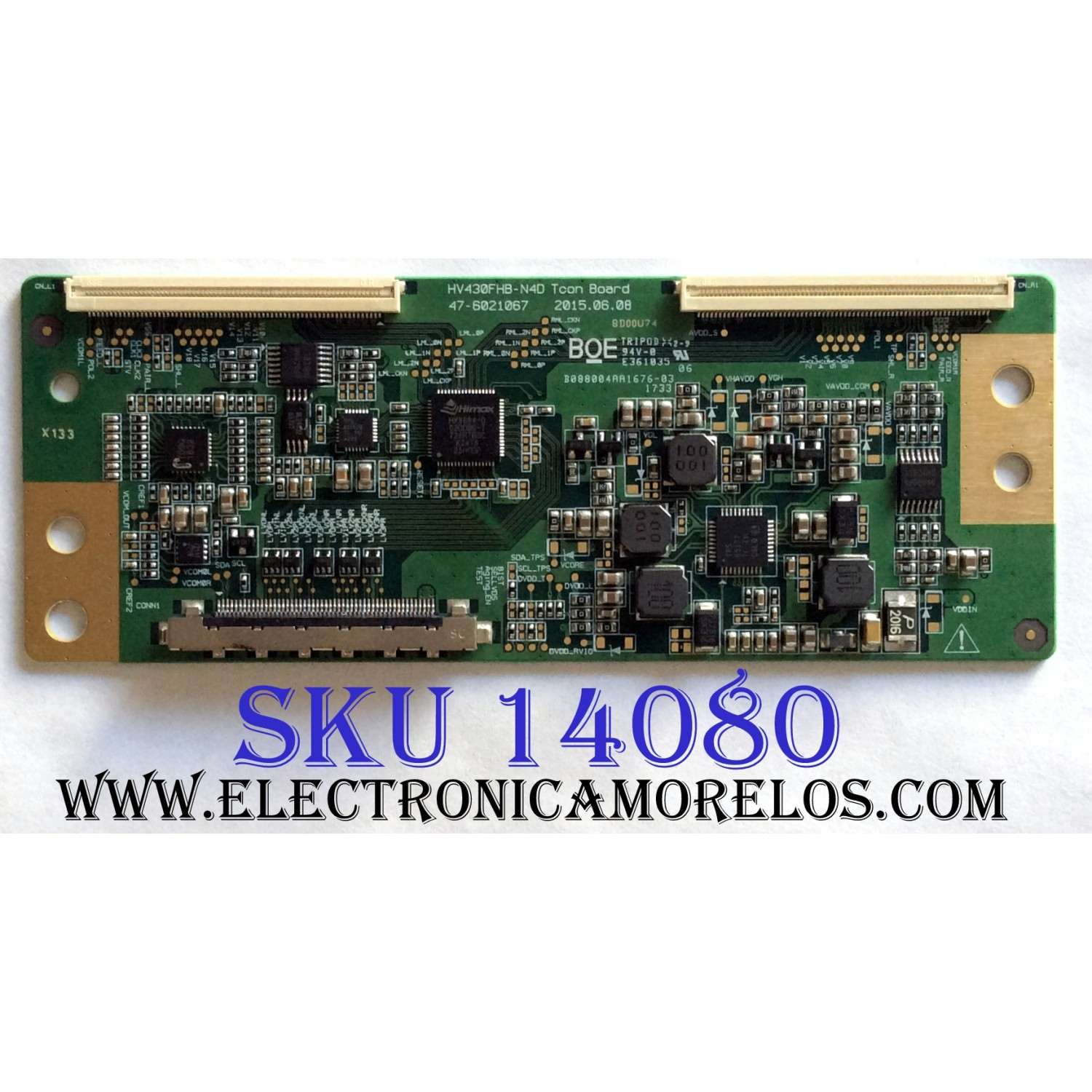 T-CON / 44-9771200O / HV430FHB-N4D / 47-6021067 / PANEL´S NC430DUE-ABEX1 / BOEI430WU1 / MODELOS 43LH570A-UE BUSGLJM / 43LJ500M-UB.CUSFLH