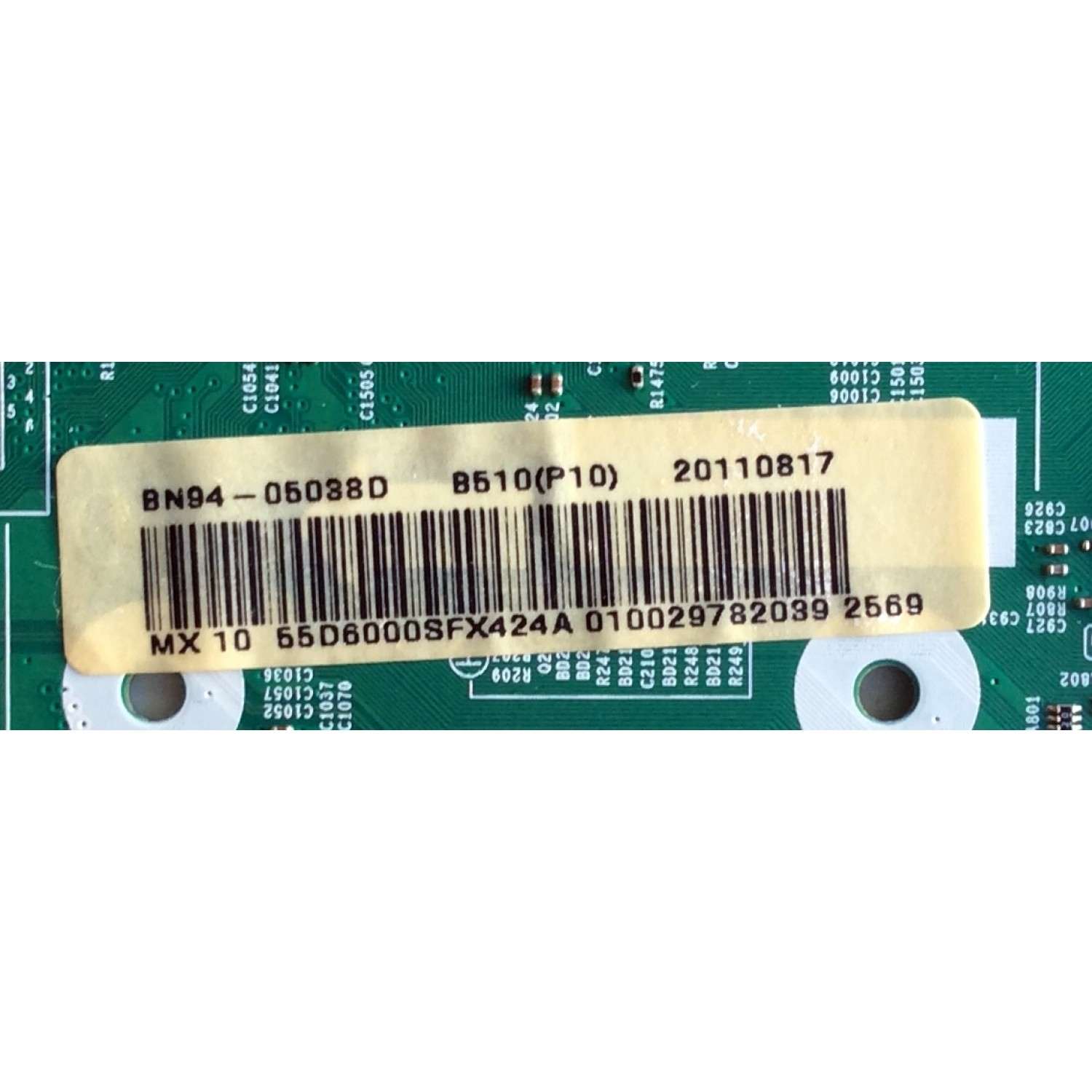 MAIN PARA TV SAMSUNG / NUMERO DE PARTE BN94-05038D / BN41-01587E / BN97-06022A / BN9405038D / SUSTITUTAS 05113U / 05113Y / 05113J / 05113K / 05113S / 05113T / 05038G / PANEL LTJ550HJ05-C / MODELOS UN55D6050 / UN55D6000 / MAS SUSTITUTAS EN DESCRIPCIÓN - Imagen 2