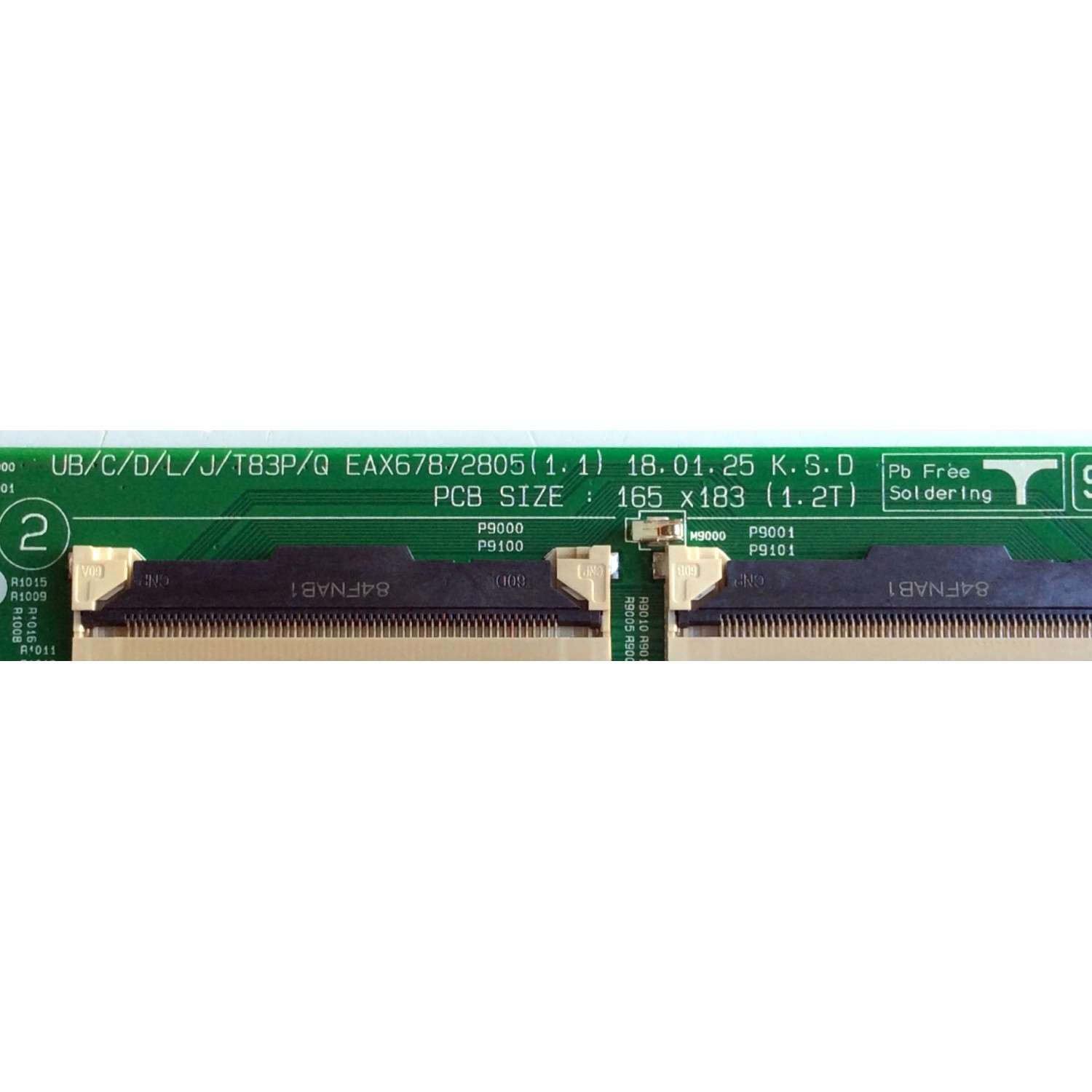 MAIN / LG EBU64688503 / EAX67872805(1.1) / 8G1L007T-0001 / PANEL HC430DQG-SLUR2-914X / MODELO 43UK6500AUA.BUSWLJM - Imagen 2