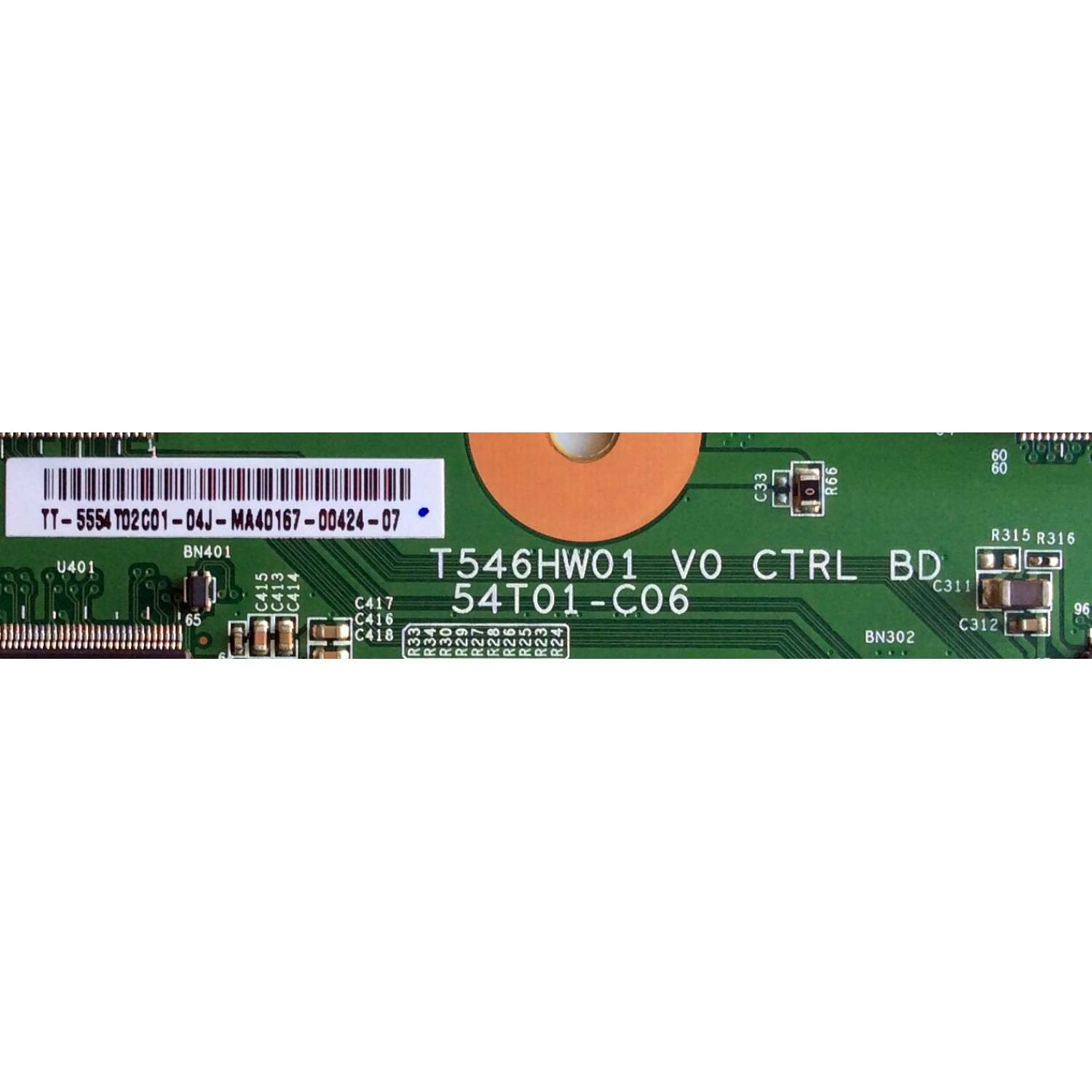 T-CON / SAMSUNG BN96-13688A / 55.54T02.C01 / 5554T02C01 / T546HW01 / PANEL T550FBE1-GA / MODELO UN55C6300SFXZA AA09 - Imagen 2