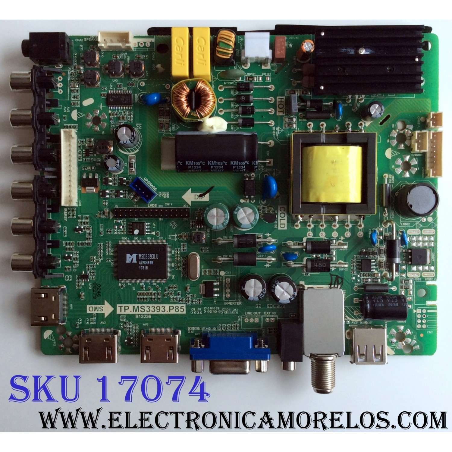 MAIN / FUENTE (COMBO) / APEX B13080246 V.1 / B13080246 / TP.MS3393.P85 / T320XVN02.9 / PANEL ST3151A05-5 / ST3151A04-5 MODELO LE3245M