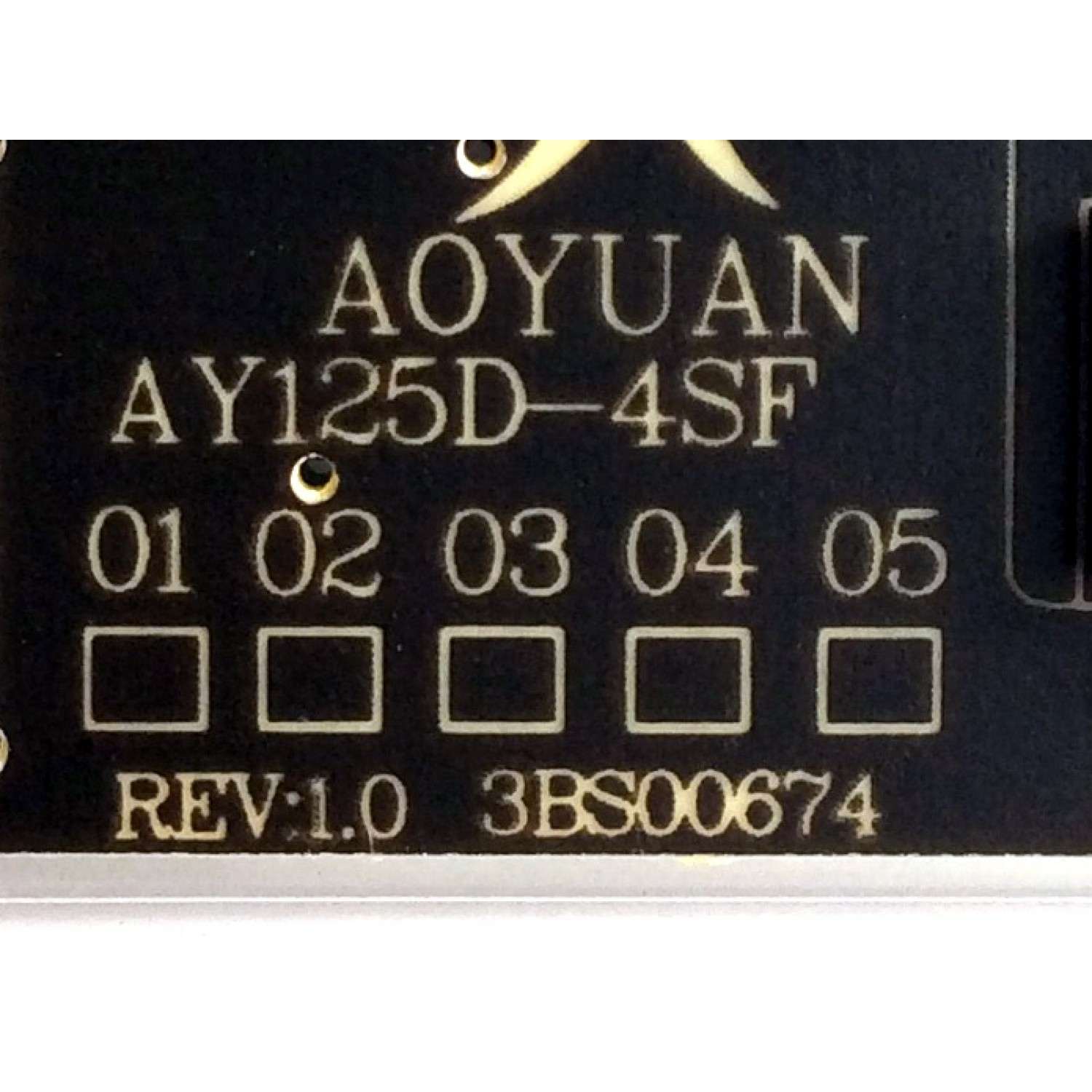 FUENTE DE PODER / ELEMENT AY125D-4SF12 / 3BS00674 / AY1727A / 34017871 / PANEL MD4312YTAU / MODELO E4SFC4317 LE-43GDXB-B3 - Imagen 3