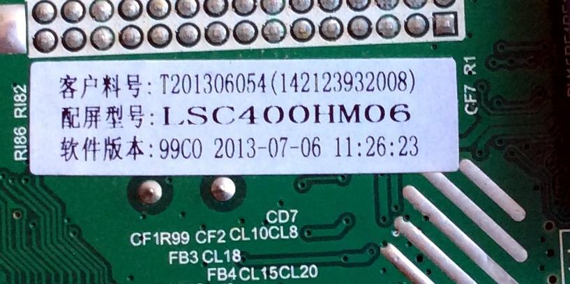 MAIN / FUENTE (COMBO) / PROSCAN B13073231 / TP.MS3393.P83 / D13141 / T201306054 / 142123932008 / E214887 / PANEL´S CN40CM676 / LSC400HM06 75W2 / MODELO PLDED4016A - Imagen 2