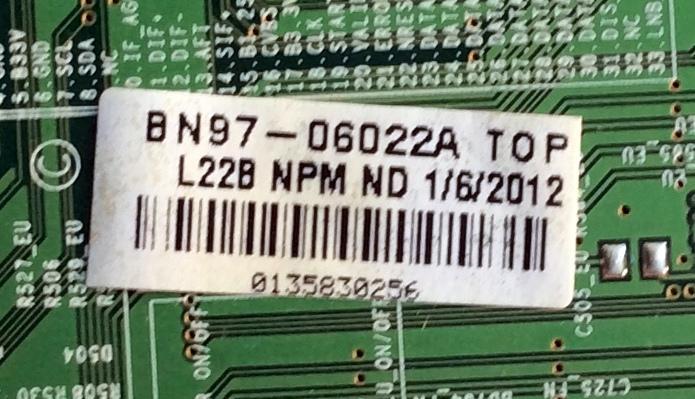 MAIN PARA TV  SAMSUNG BN94-05113J / BN41-01587E / BN97-06022A / PANEL LD460CGC-C3 / MODELO UN46D6000SFXZA CN03 / SUSTITUTAS BN94-05113U / BN94-05113Y / BN94-04358A / BN94-04358B / BN94-04358C / BN94-04358G / BN94-04358F - Imagen 3