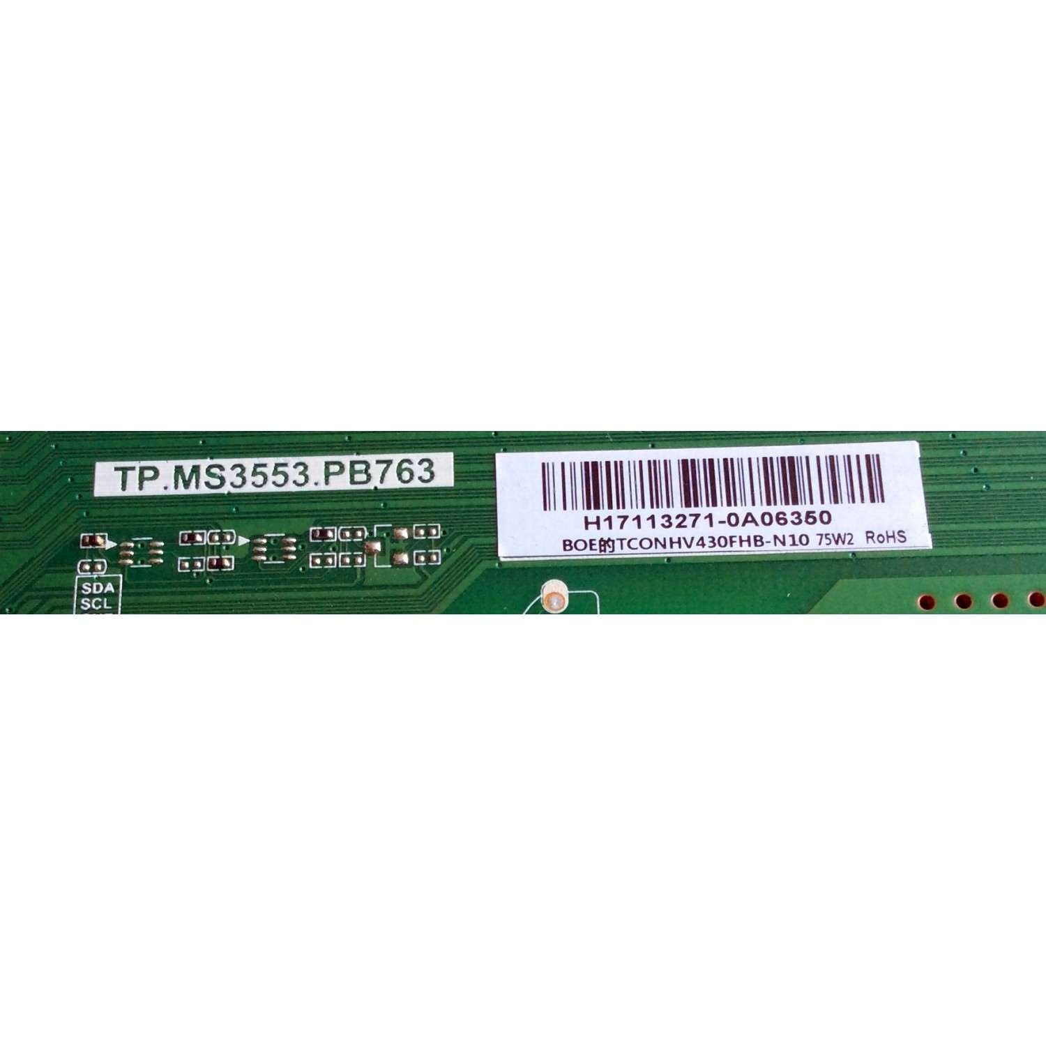 MAIN FUENTE COMBO ORIGINAL PARA TV VIZIO  / NUMERO DE PARTE H17113271 / TP.MS3553.PB763 / H17113271-0A06350 / 3200418251 / 320021039901005 / 6725 20170720_142920 / 2025A001A0 / 2097A586C0 / PANEL BOEI430WU1 / DISPLAY HV430FHB-N10 / MODELO D43N-E4 - Imagen 2
