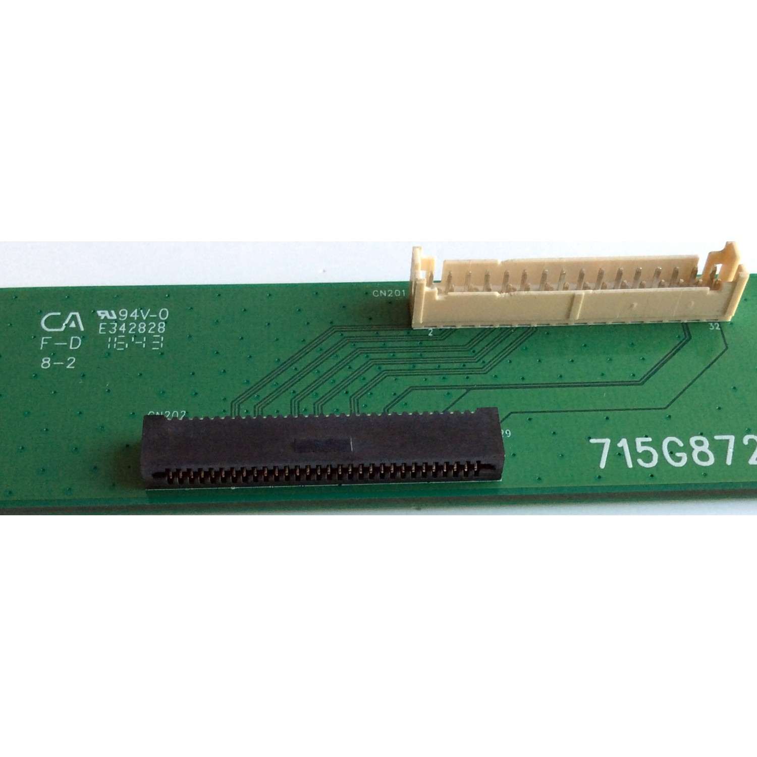 T-CON / INTERFACE / VIZIO 715G8728-T01-000-004Y / E342828 / PANEL TPT315B5-AN10.S REV:SH02A / MODELO D32HN-E1 LTTEVMAS - Imagen 3