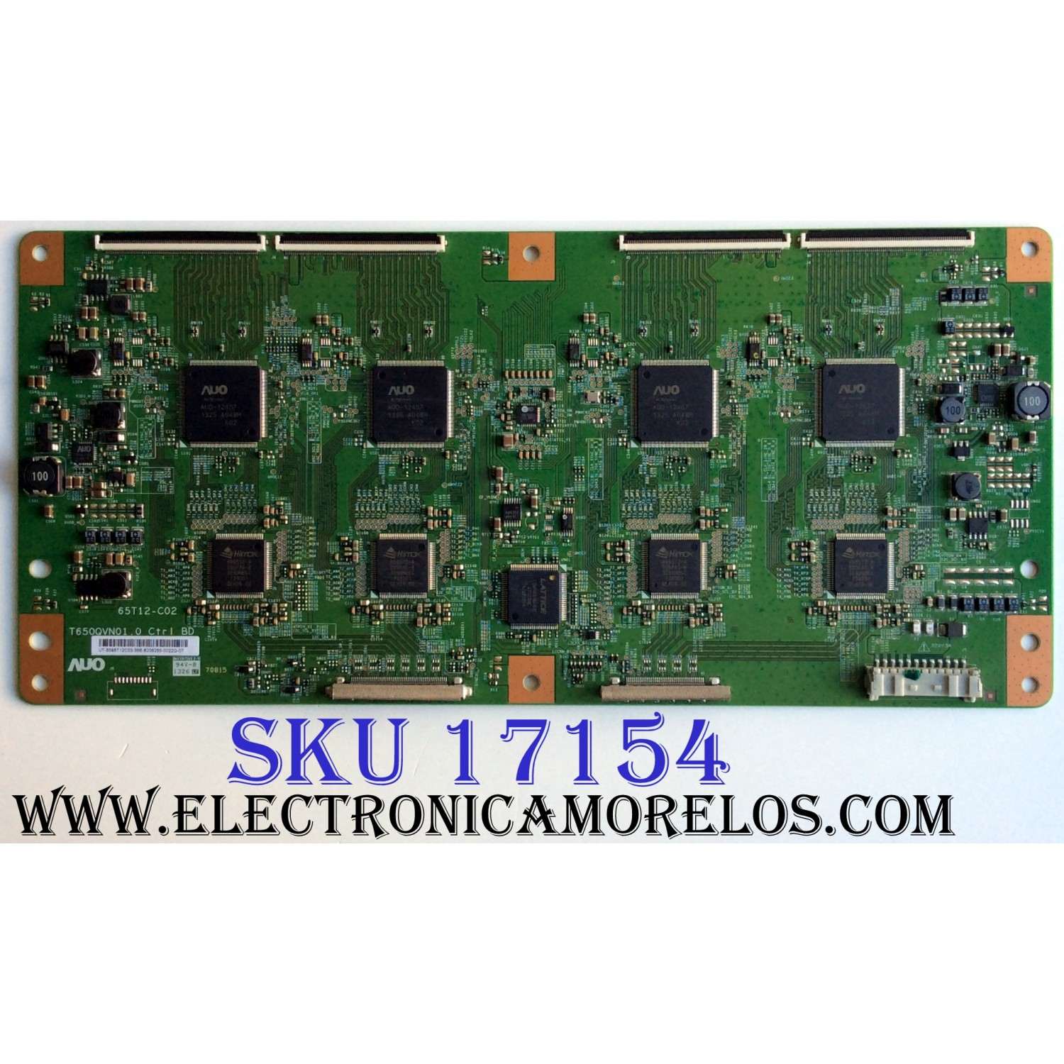 T-CON / SONY 55.65T12.C03 / 5565T12C03 / T650QVN01.0 / 65T12-C02 / PANEL SYV6531 / MODELO XBR-65X850A