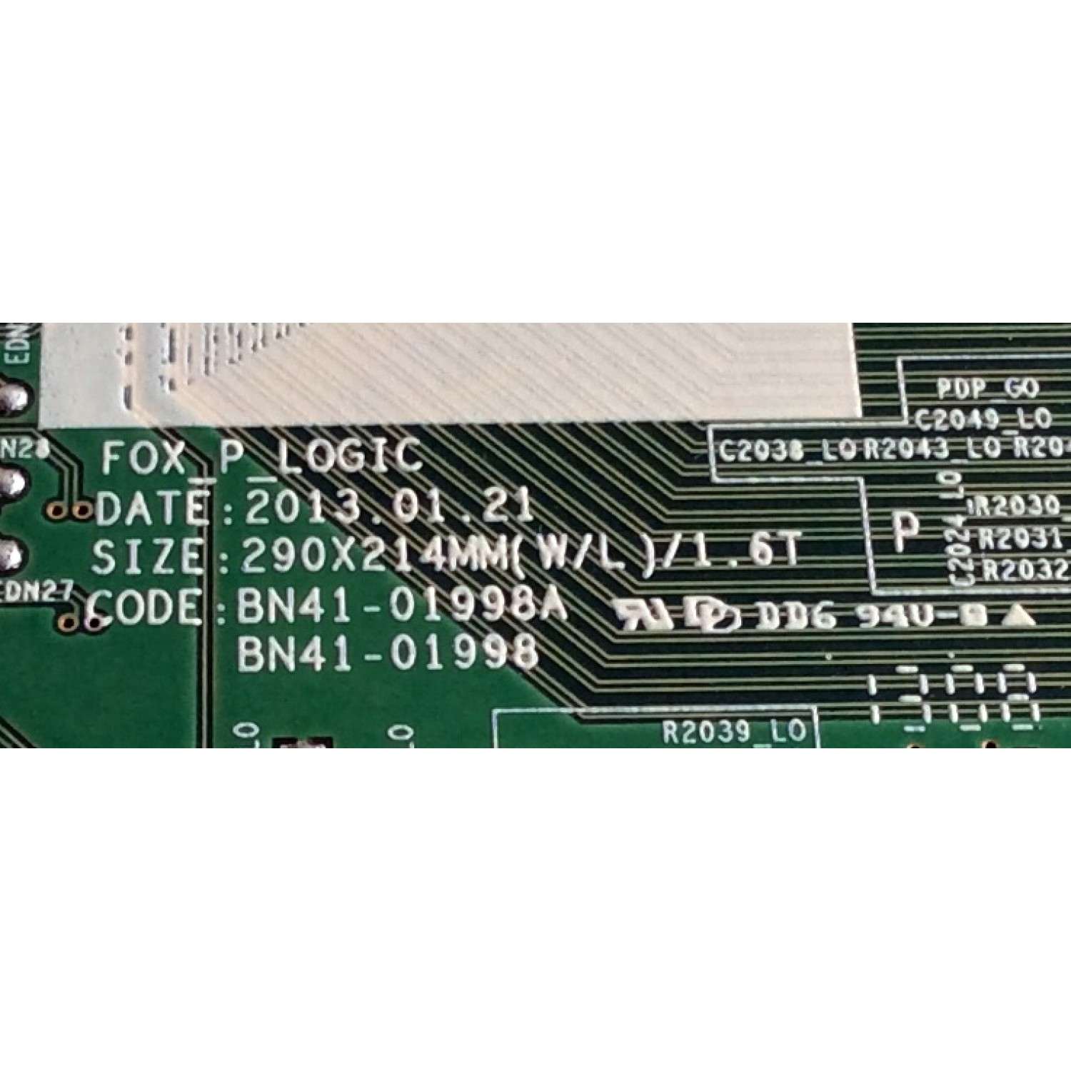 MAIN PARA TV SAMSUNG / NUMERO DE PARTE BN94-06205A / BN41-01998A / BN97-06633C / PANEL S51FH-YE02 / S51FH-YB04 / MODELO PN51F8500AFXZA UW01 - Imagen 2