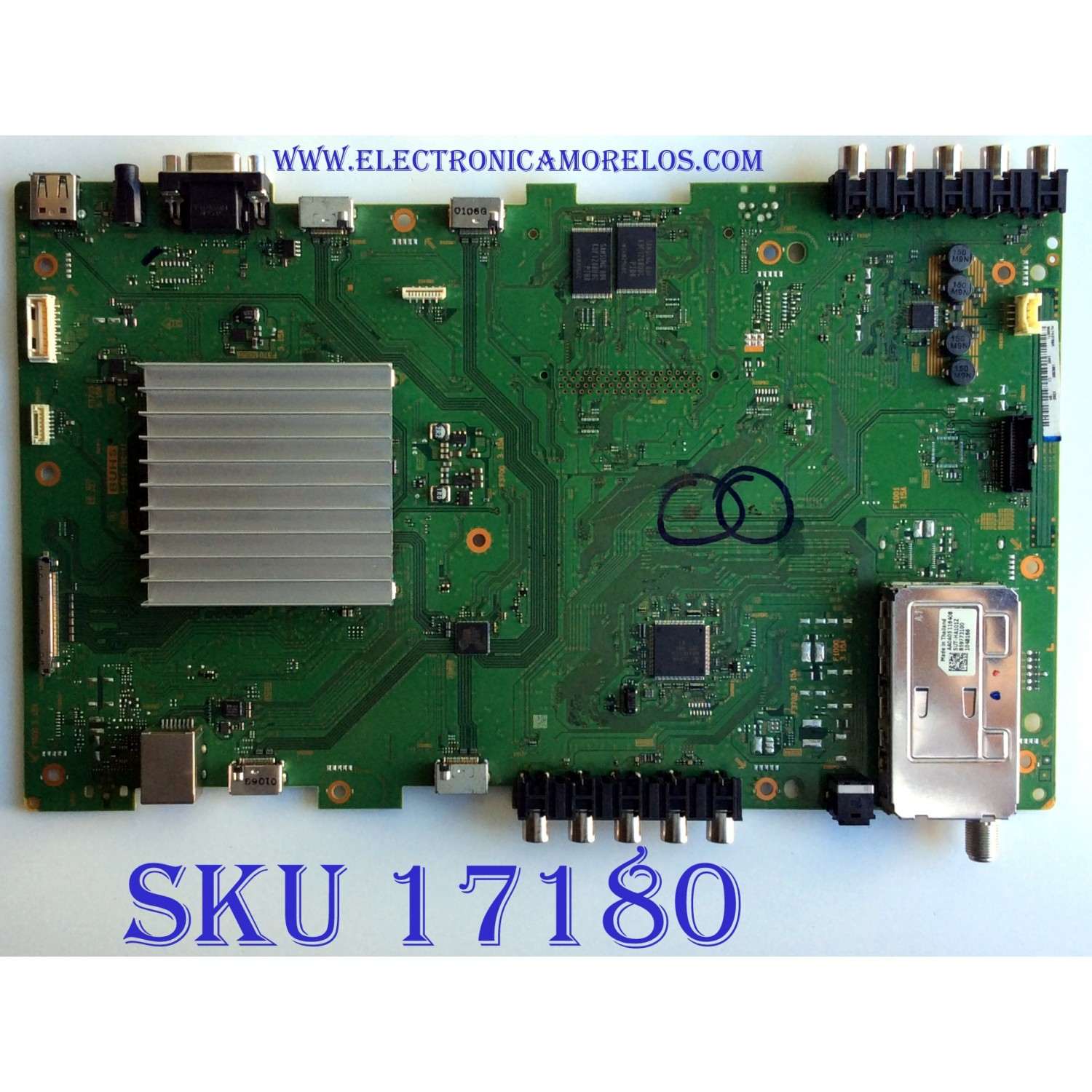 MAIN PARA TV  SONY NUMERO DE PARTE  A-1743-786-A / 1-881-780-11 / A1743786A / PARTE SUSTITUTA A-1765-668-A / PANEL LK520D3LB25 / MODELOS KDL-52NX800 / KDL-46NX800 / KDL-60NX800 / KDL-60NX801 / ¡IMPORTANTE! ACTUALIZACIÓN DE SOFTWARE REQUERIDA¡