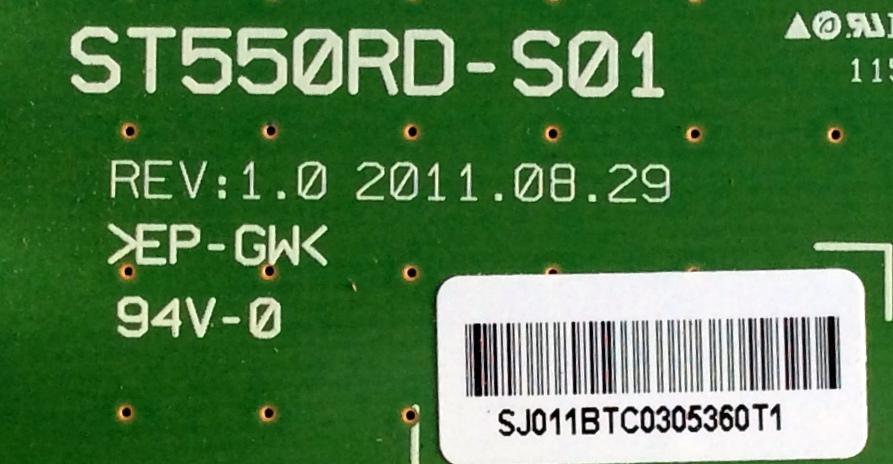 LED DRIVER / SONY LJ97-00011B / ST550RD-S01 / 011B / ST550RD-S01 REV:1.0 / PANEL FQLR550LT1 / A-1853-361-A / MODELO KDL-55HX850 - Imagen 2