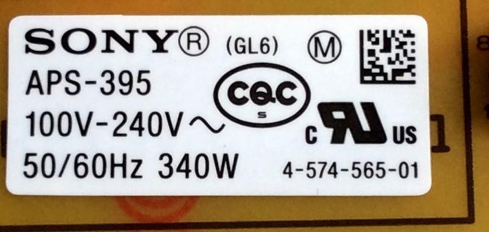 FUENTE DE PODER / SONY 4K 3D 1-474-633-11 / APS-395(CH) / 147463311 / 1-980-310-11 / APS-395 / PANEL´S SYV5543 / LSY550FF01-301 / SYV6542 MODELOS XBR-55X810C / XBR-49X800C / XBR-65X810C - Imagen 2