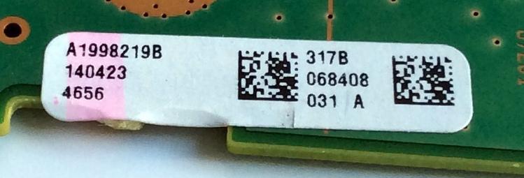 TARJETA TUNER DIGITAL PARA CANALES Y  A/V / SONY A-1998-231-A / A1998219A 317B / A-1998-219-A / 173457513 / 1-889-203-13 / PANEL T550HVF05.0 / MODELOS KDL-55W800B / KDL-55W790B / KDL-40W590B / KDL-40W600B / KDL-48W580B / KDL-48W590B / KDL-60W610B / KDL-60W850B / KDL-70W830B - Imagen 2