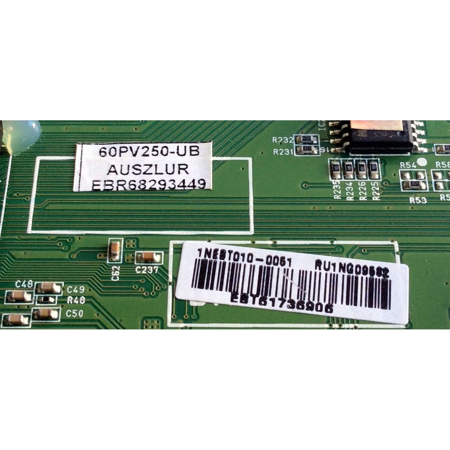 MAIN / LG EBT61736906 / EAX63728604 (4) / EBR68293449 / PARTE SUSTITUTA EBT61736903 / PANEL PDP60R30110 / MODELO 60PV250-UB / 60PV250-UB.AUSZLUR - Imagen 2