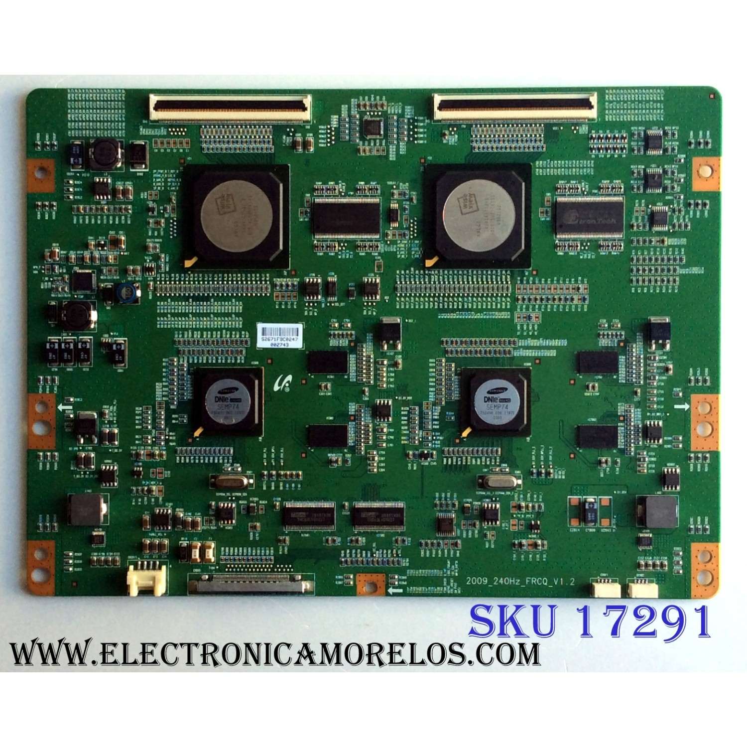 T-CON / SAMSUNG BN81-02354A / LJ94-02671F / 2671F / 2009_240Hz_FRCQ_V1.2 / SUSTITUTAS BN81-02356A / BN81-02361A / LJ94-02826J / LJ94-02808J / PANEL LTF460HG01-A01 / MODELOS LN46B750U1FXZA SQ01 / LN46B750U1FXZA / MAS PARTES SUSTITUTAS EN DESCRIPCION.