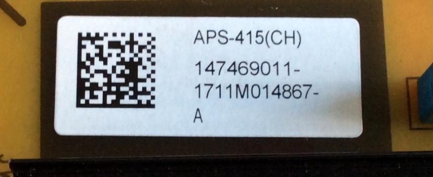 FUENTE DE PODER PARA TV SONY BRAVIA / NUMERO DE PARTE 147469011 / 1-982-192-11 / APS-415 / 1-474-690-11 / APS-415(CH) / PANEL S750QF58 V8 / MODELOS XBR-75X850E / XBR75X850E / XBR-75X855E / XBR75X855E / XBR-75X857E / XBR75X857E - Imagen 2