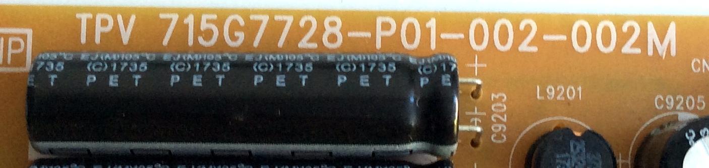 FUENTE DE PODER / VIZIO ADTVG1925AB5 / 715G7728-P01-002-002M / PANEL S750QF57 V1 / MODELOS E75-E1 LTMAGRMT / E75-E1 LTMAGRAT - Imagen 2