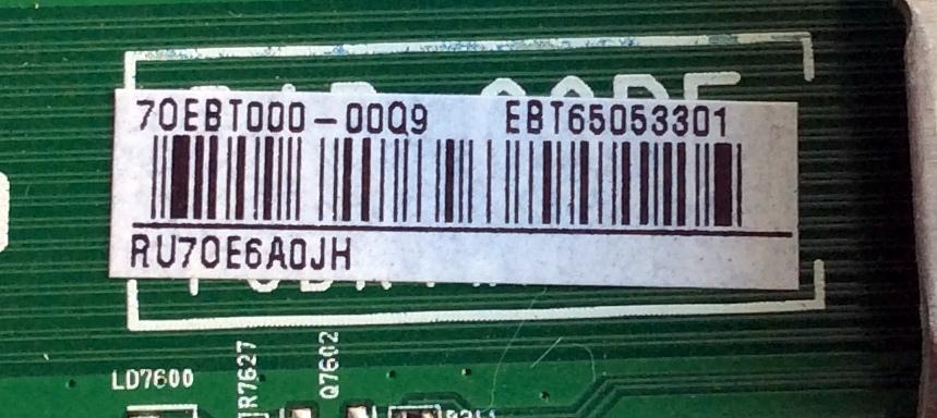 MAIN PARA TV LG OLED 4K UHD SMART TV / NUMERO DE PARTE EBT65053301 / EAX67150604 / 65053301 / EAX67150604(1.0) / PANEL'S LC650AQD (EK)(A4) / LC650AQD (EK)(A2) / MODELO OLED65B7A / OLED65B7A-U / OLED65B7A-U.BUSYLJR - Imagen 2