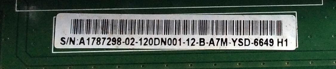 MAIN DIGITAL A-1787-298-A / A1787298 / A1787298-02-120DN001-12-B / 1P-0105J01-6012 / 1P-0105200-6012 / PANEL LTY460HM03-001 / MODELOS NSX-46GT1 / NSX-32GT1 / NSX-40GT1 - Imagen 2