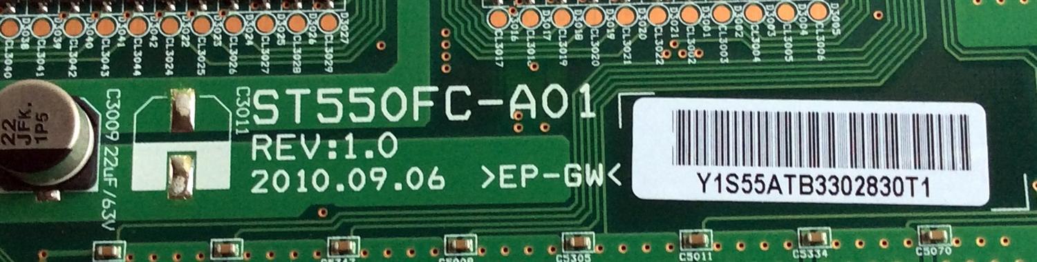 LED DRIVER / SONY ST550FC-A01 / Y1S55ATB / ST550FC-A01 REV:1.0 / Y1S55ATB3302830T1 / PANEL FQLF550DT01 / MODELO XBR-55HX929 - Imagen 2