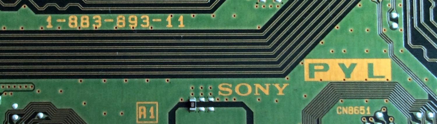 T-CON / SONY 1-883-893-11 / TAB-K-B7E-D-1-3600 / tab-j-b71-d-1-1382 / 1-883-893-11 V.2 / PANEL FQLF550DT01 / MODELO XBR-55HX929 - Imagen 2