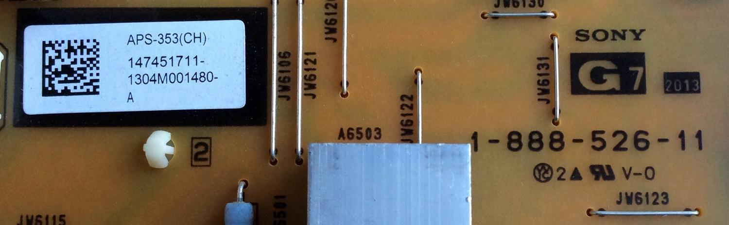 FUENTE DE PODER / SONY 1-474-517-11 / APS-353 / 147451711 / 1-888-526-11 / APS-353(CH) / PANEL UD3Y546LTQ1 / MODELOS XBR-55X850A / XBR-55X900A - Imagen 3