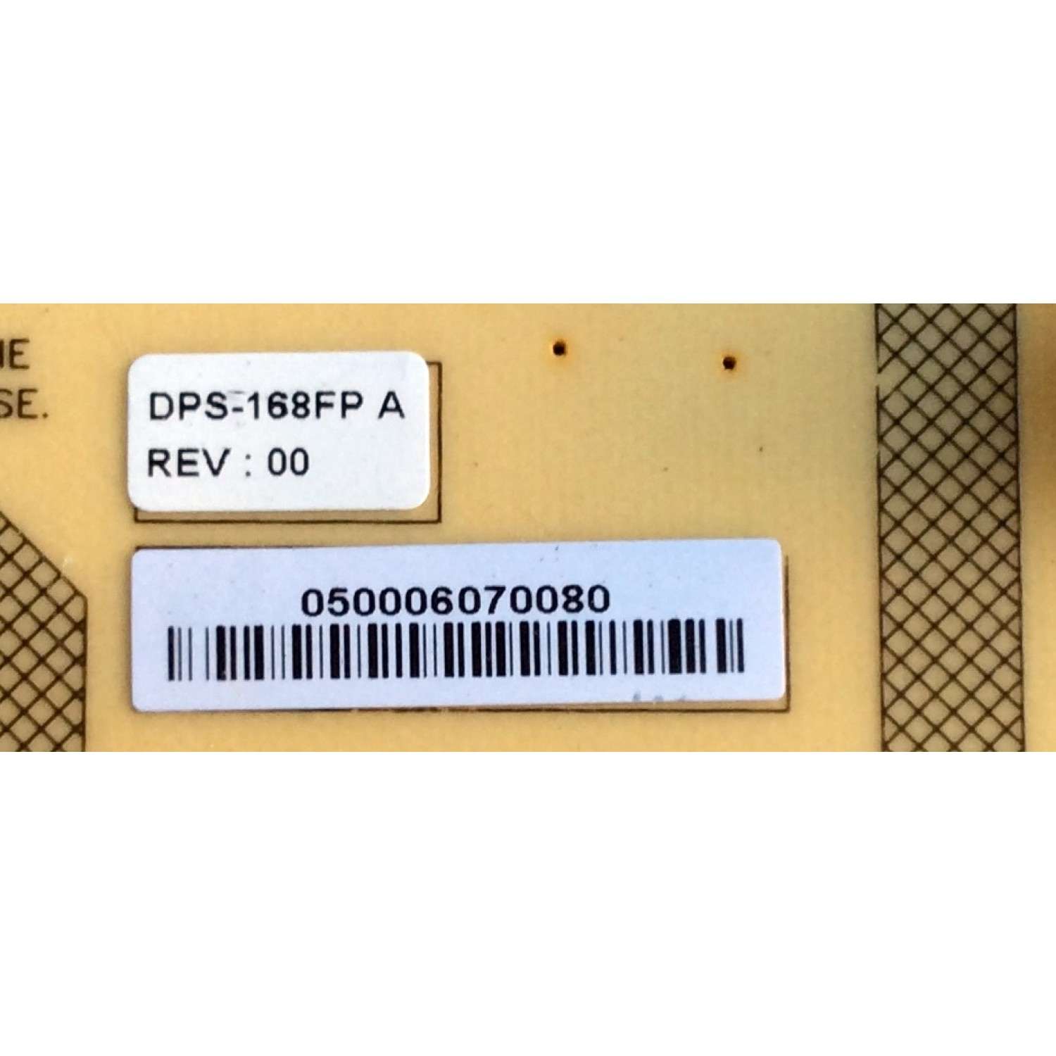 FUENTE DE PODER / VIZIO 0500-0607-0080 / 2950267006 / DPS-168FP A / 50006070080 / PANEL LC420EUS (SC)(A2) / LC420EUS / MODELO XVT3D424SV - Imagen 3