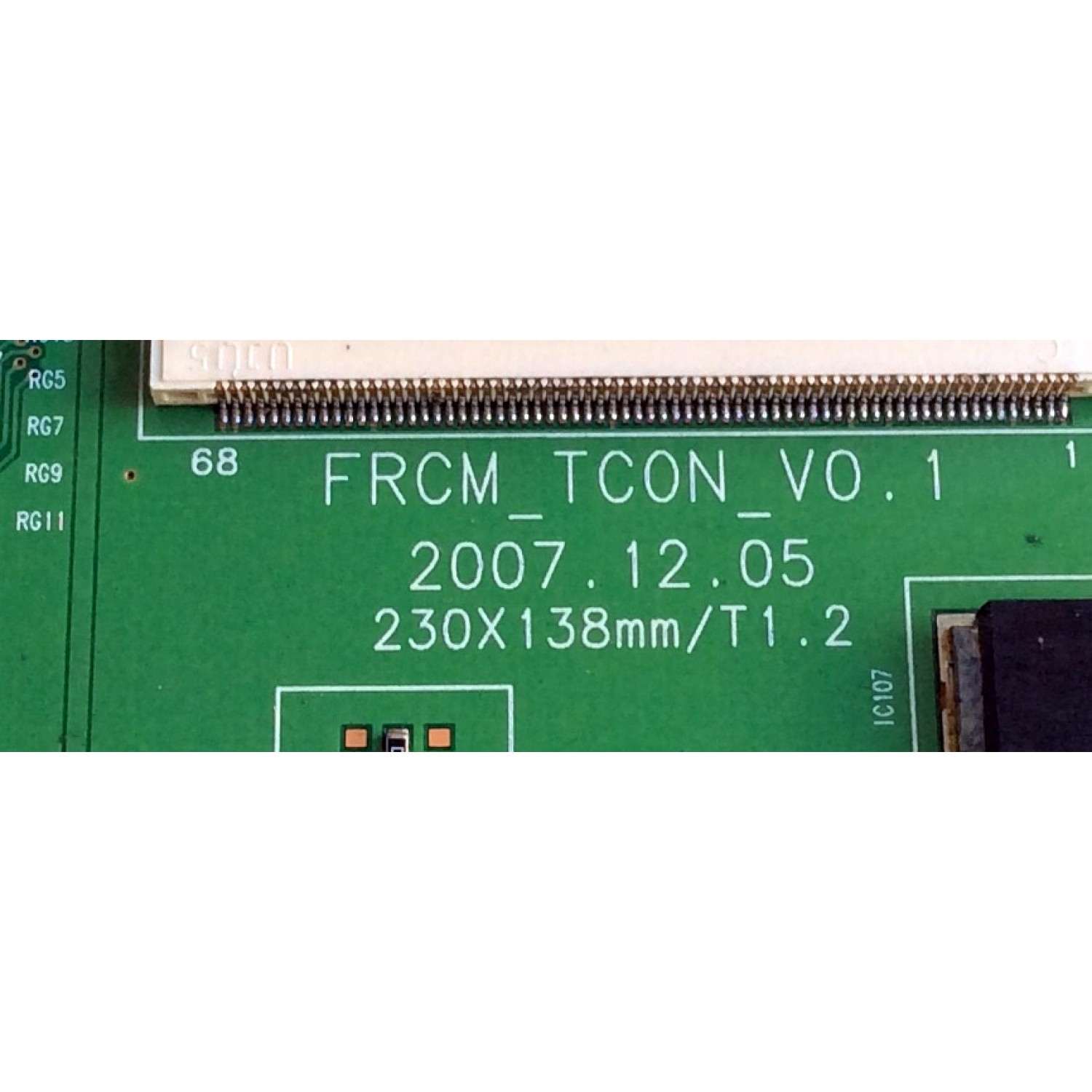T-CON / SAMSUNG BN81-02129A / LJ94-2574D / FRCM_TCON_V0.1 / 2574E / 2574D / SUSTITUTAS LJ94-02346J / LJ94-02349C / BN81-01702A / BN81-01697A / BN81-02452A / LJ94-02347D / PANEL LTF460HE05-A01 / MODELO LN46A850S1FXZA / MAS PARTES SUSTITUTAS EN DESCRIPCION. - Imagen 3