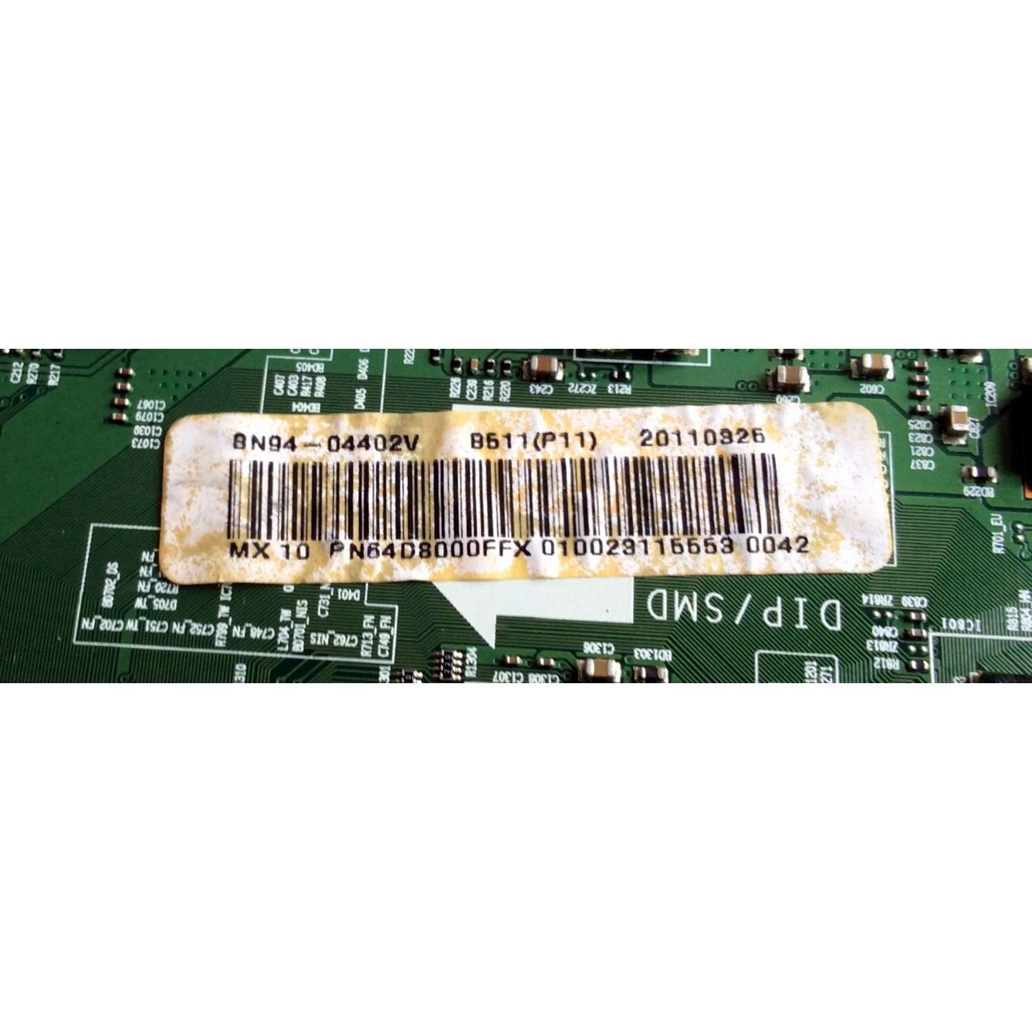MAIN PARA TV SAMSUNG NUMERO DE PARTE BN94-04482V / BN41-01623A / BN97-05515A / PANEL S63FH-YB06 / MODELO PN64D8000FFXZA I101 - Imagen 3