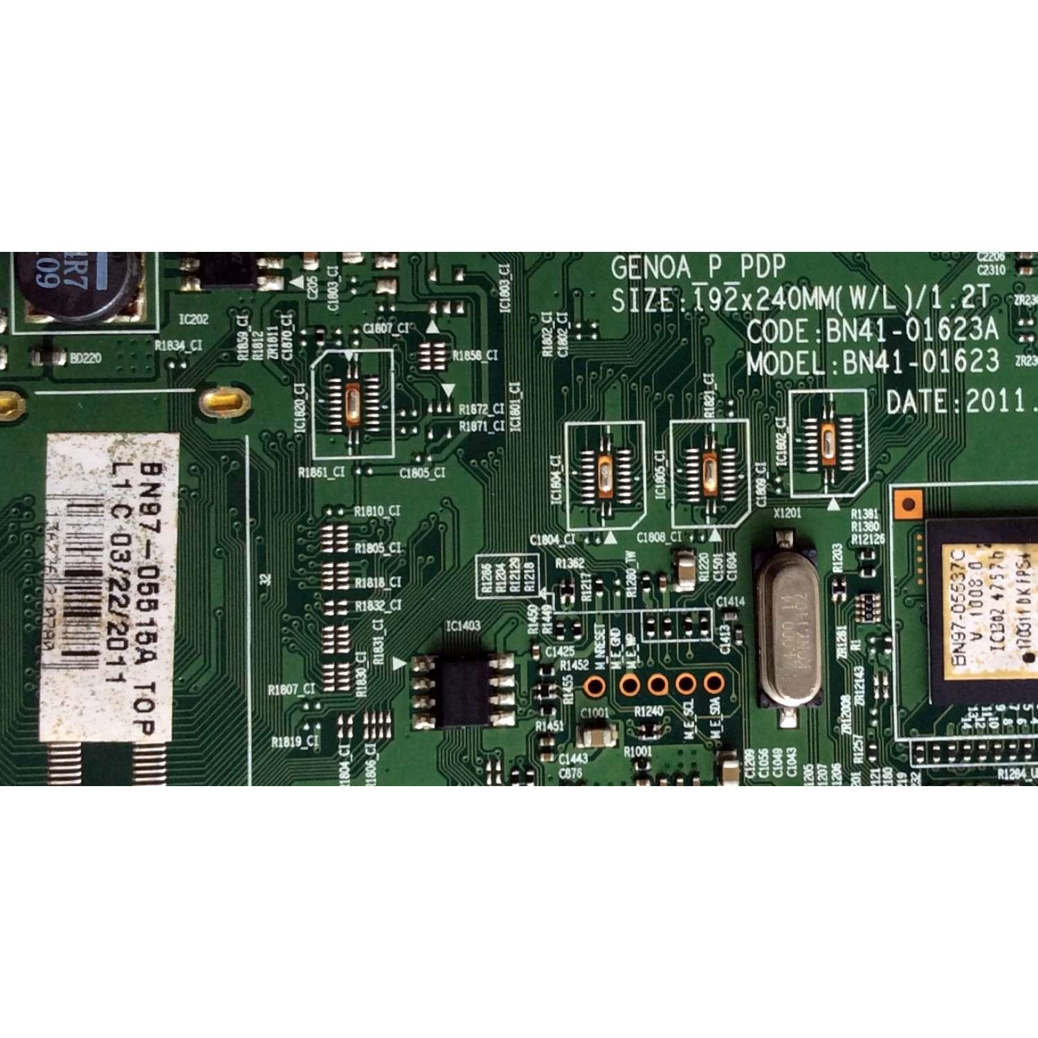 MAIN PARA TV SAMSUNG NUMERO DE PARTE BN94-04482V / BN41-01623A / BN97-05515A / PANEL S63FH-YB06 / MODELO PN64D8000FFXZA I101 - Imagen 2