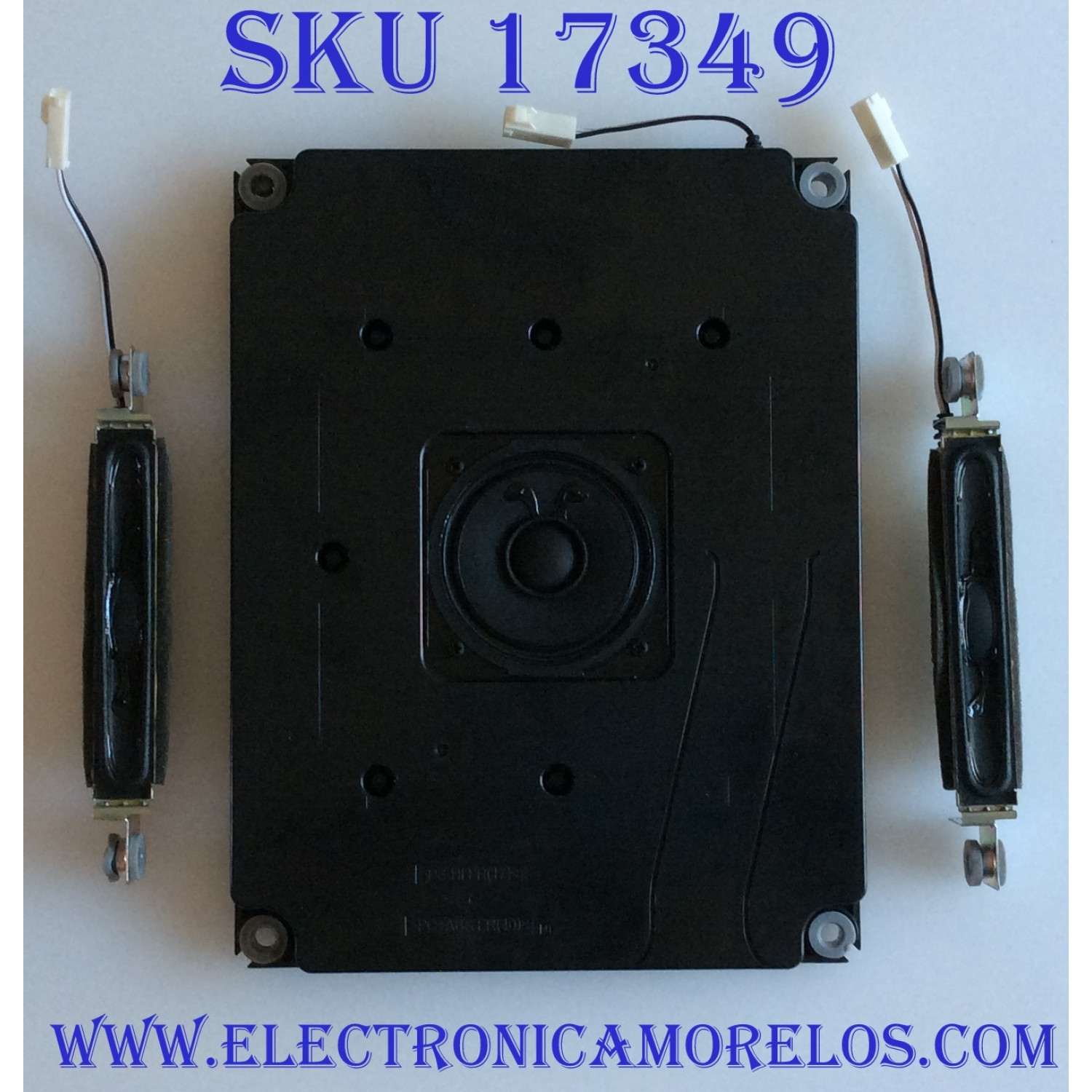 KIT DE BOCINAS PARA TV SHARP / 547764 / PS-HIFR(17) / PC+ABS FR(40) / RSP-ZA575WJZZ / RSP-ZA572WJZZ / MODELOS LC-60UQ17U / LC-70LE845U / LC-70TQ15U