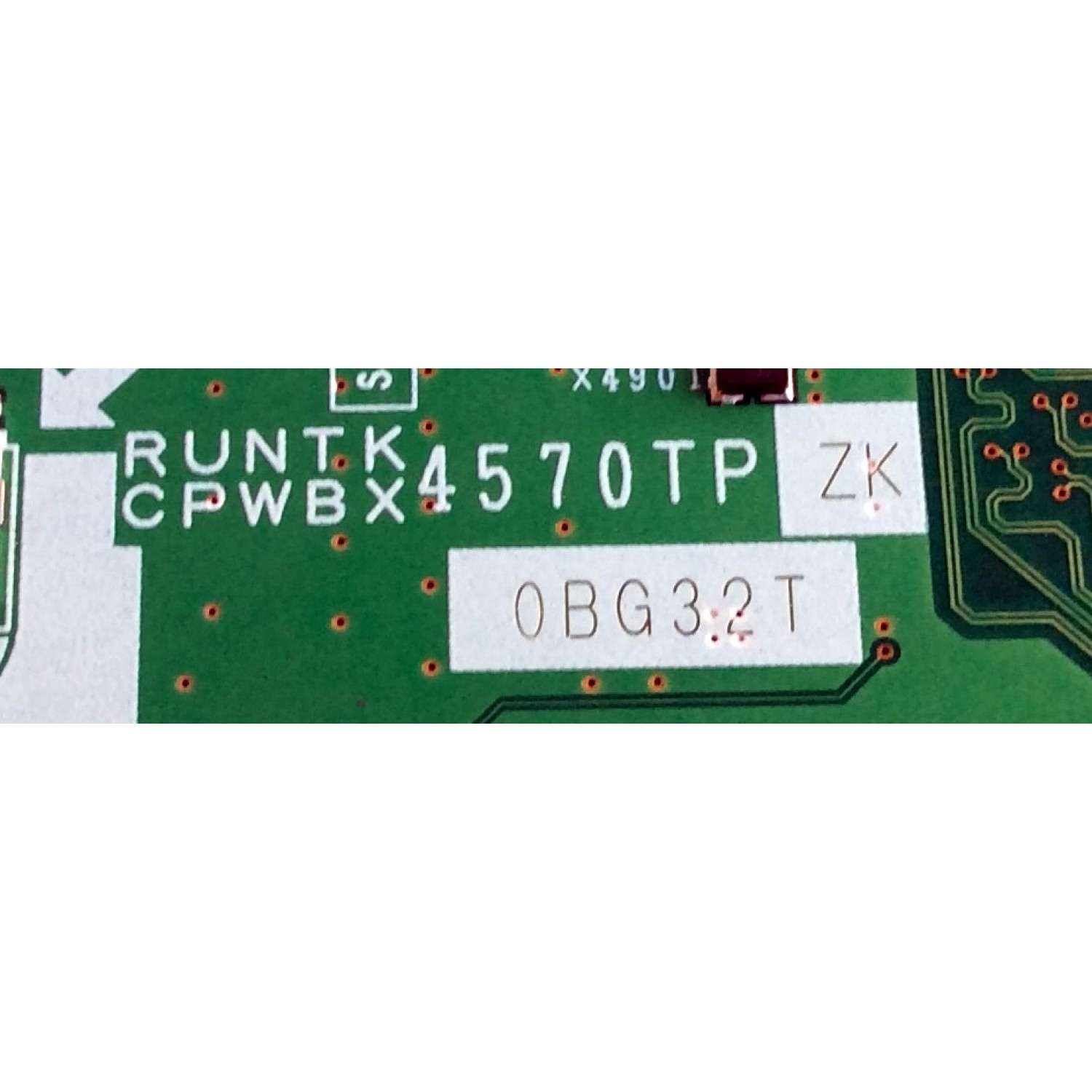 T-CON / SHARP RUNTK4570TPZK / RUNTK4570TP / CPWBX4570TP / 4570TP / KF464 / PANEL LK520D3LWG0Z / MODELOS LC-46LE810UN / LC-52LE820UN - Imagen 3