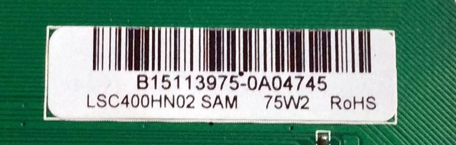 MAIN FUENTE / (COMBO) / SCEPTRE / 8142123332082 / TP.MS3393.P712 / T201510070A / B15113975 / PANEL´S CN39HD749 / LSC400HN02 / MODELO X40 SBNC93CD - Imagen 3