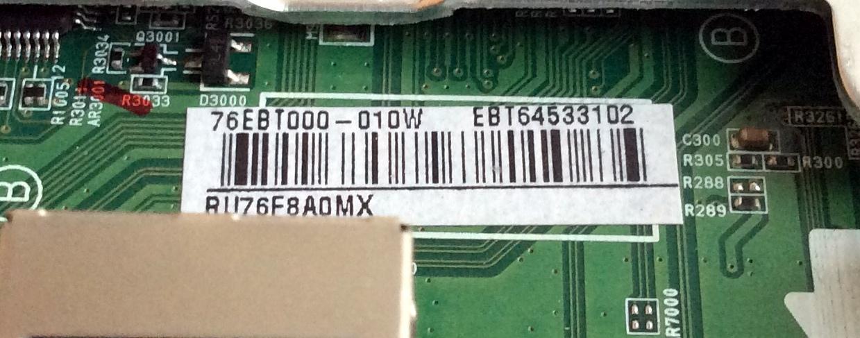 MAIN / LG EBT64533102 / EAX67187104(1.0) / 77EBT000-010W / PANEL NC600DGE-AAFX3 / NUMERO DE DISPLAY LC600EGY(SK)(A4) / EAJ64530801 / MODELO 60UJ6300-UA BUSYLOR  - Imagen 3