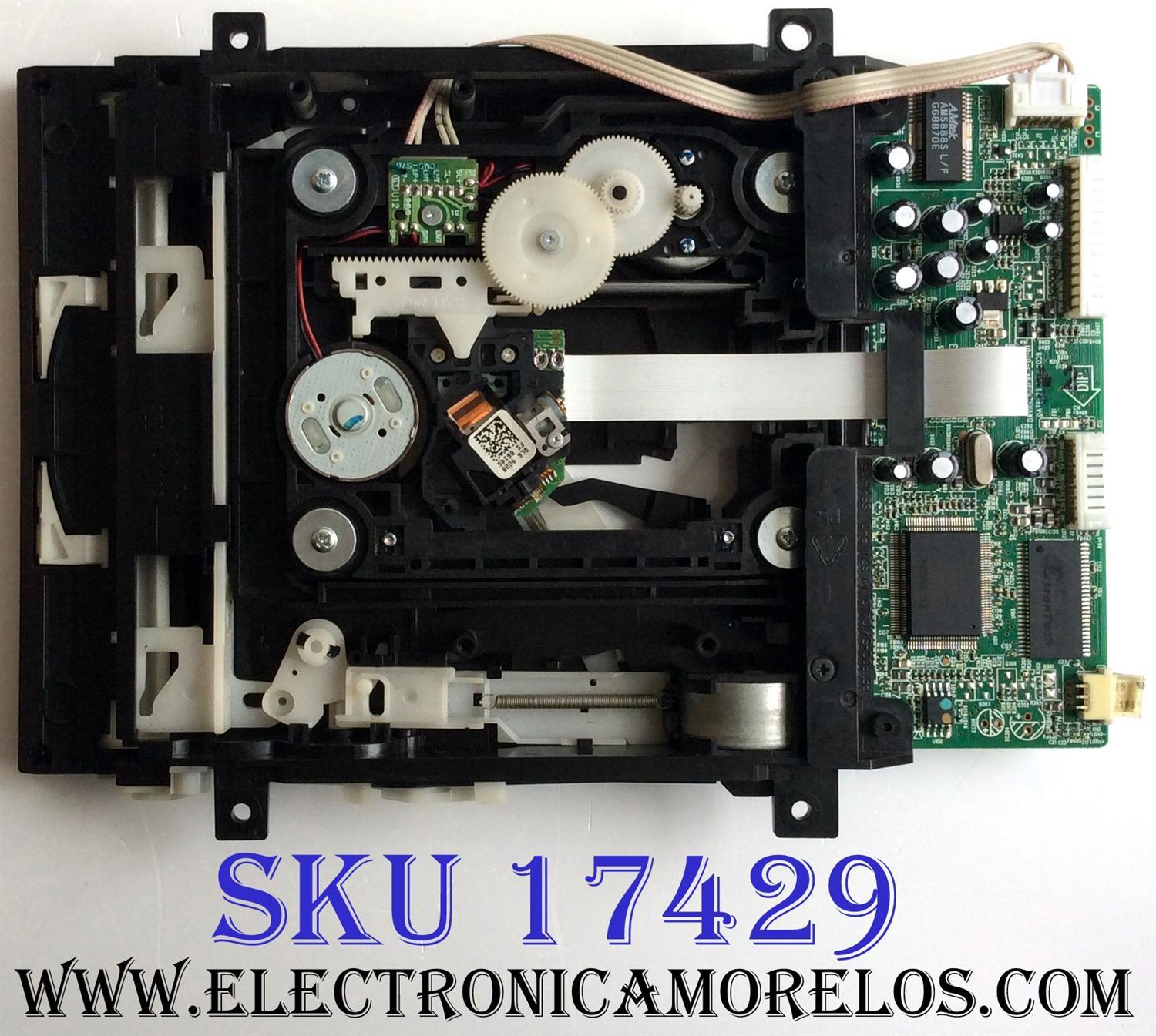 CONJUNTO DE REPRODUCTOR DE DVD / TOSHIBA DAV-RR933WN / G8CD00000100140936002300 / PL19902300 / 9081318AD 3711 / PANEL T260XW02 VP / MODELOS 26LV610U-T / 19LV610U-T / 22LV610U-T / 26LV61K-T / 32CV100U