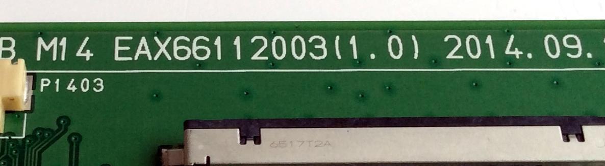 MAIN / LG EBT63495701 / EAX66112003 / 62810401 / 678MXM1V-0007 / EAX66112003(1.0) / MODELO 42LS75A-5BB / 42LS75A-5BB AUSNLJM - Imagen 3