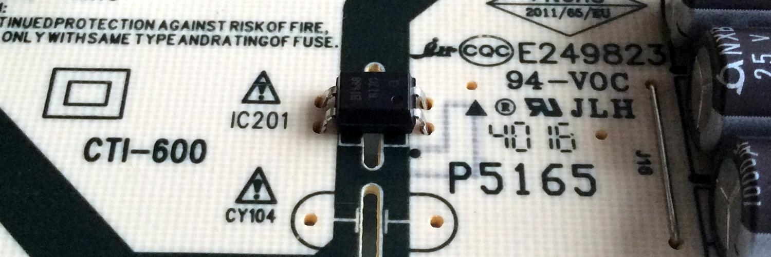 FUENTE DE PODER / LG 1609317M / 5835-L3L02J-W100 / 1609317M-P00272 / 168P-L3L02J-W1 / VER:00.00 / PANEL RDL400FY (QD0-406) REV.00 / MODELOS 40LH5000-UA.CUSJLH / 40LH5000 - Imagen 2
