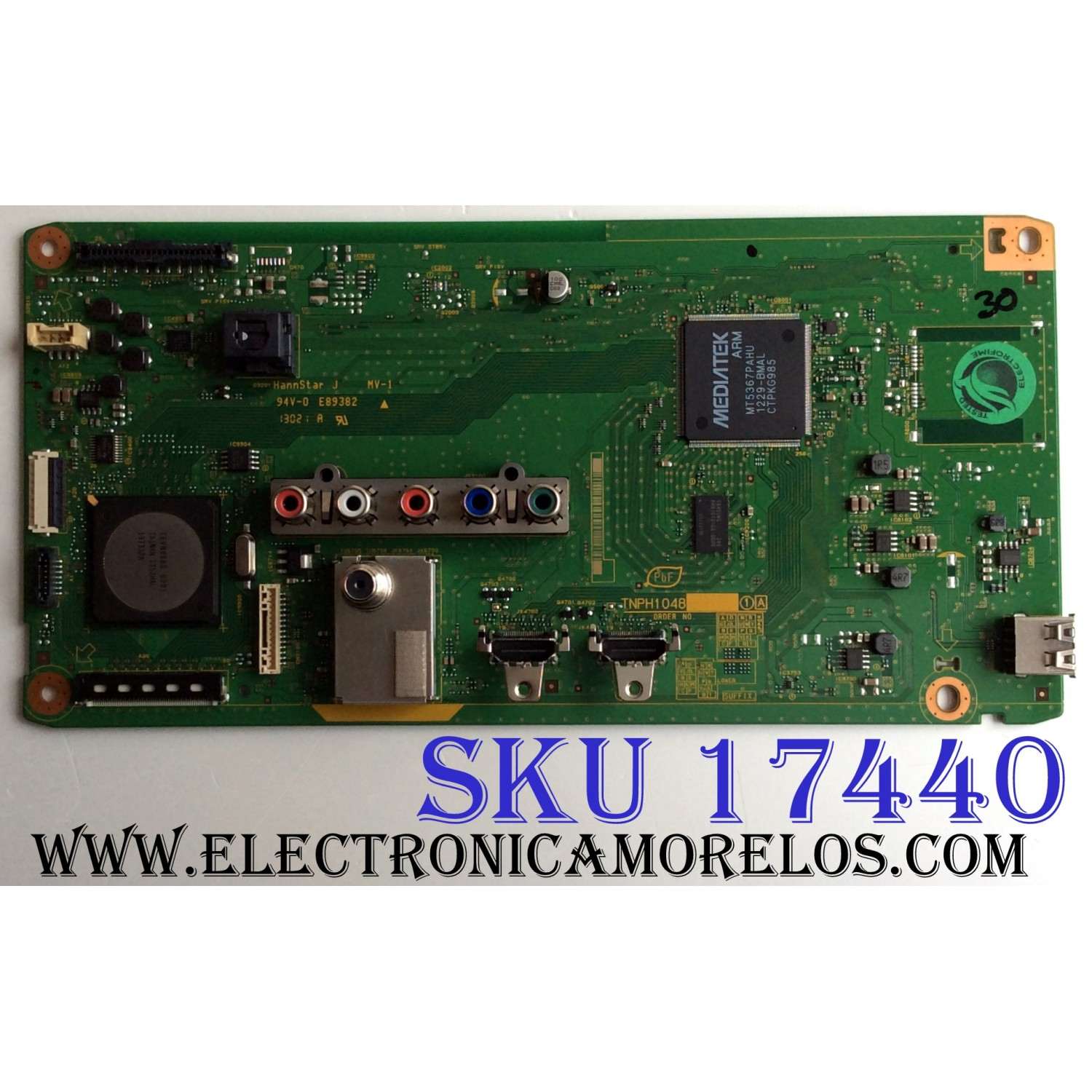 MAIN / PANASONIC TXN/A1UNUUS / TNPH1048 / TNPH1048UA / TXN / A1UNUUS / PANEL MC106HU6A11 / MODELO TC-P42X60