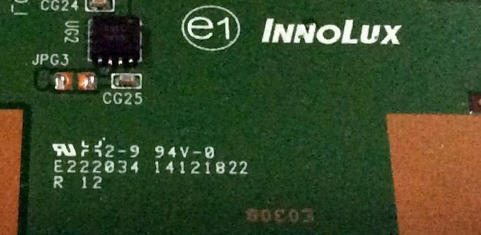 T-CON / LG 4X.AQ61.9TR / E222034 / 4XAQ619TR / 4XAQ619TR3502F2V812300 / PANEL NC390DUN VXBP3 / MODELOS 43UJ6300-UA.BUSYLJM / 43UJ6300 - Imagen 3
