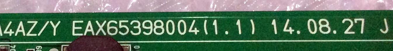 MAIN / LG EBU62456002 / EAX65398004(1.1) / EAX65398004 / 62456002 / PANEL NC390DUN VXBP3 / MODELOS 43UJ6300-UA BUSYLJM / 43UJ6300 - Imagen 2