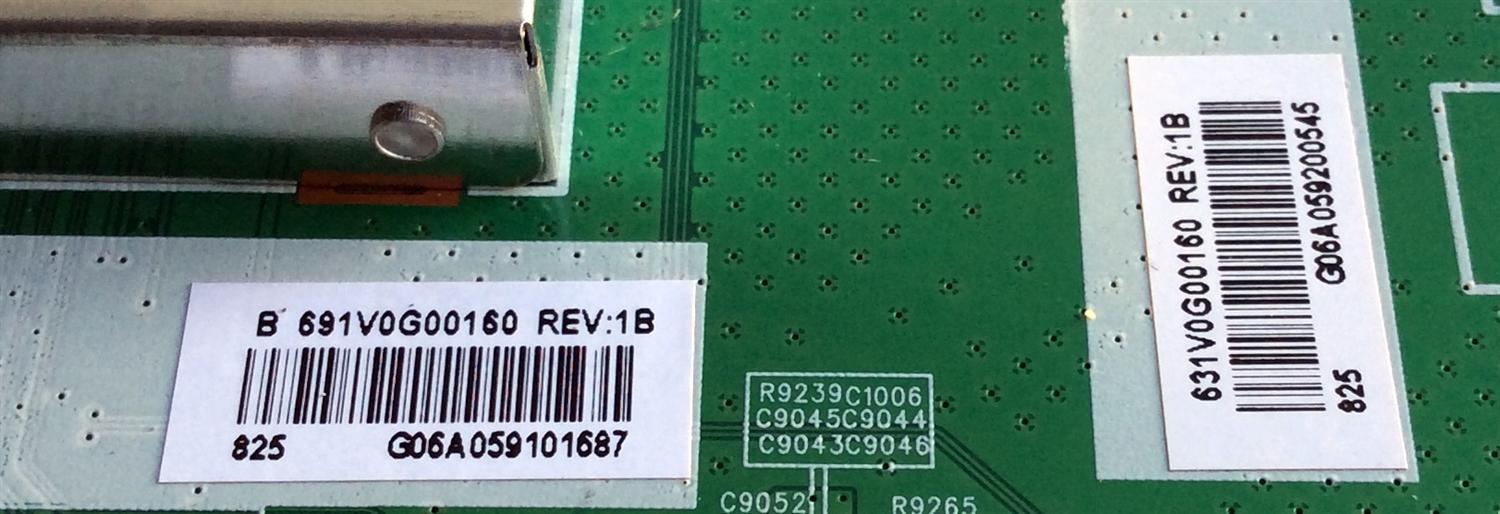 MAIN / BEST BUY / TOSHIBA 631V0G00160 / UCI4 VTV-L55731 REV:1 / VTV-L55731 REV:1 / 691V0G00160 / REV:1B / PANEL K430WDRA / MODELO 43LF621U19 - Imagen 2