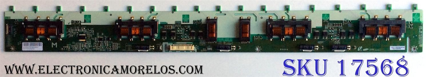 BACKLIGHT MASTER / TOSHIBA LJ97-02108A / SSI520-18A01 / 75015810 / INV52N18A(M) / REV 0.3 / PANEL LTA520HE16 T02 / MODELOS 52XV645U / 52XV648U