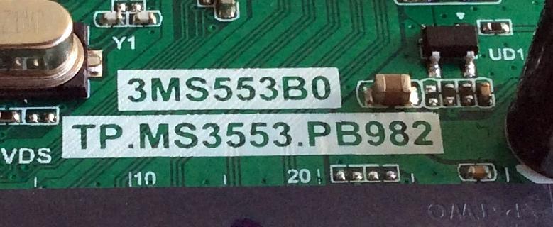 MAIN / FUENTE (COMBO) / BEST BUY / TOSHIBA B18073483 / TP.MS3553.PB982 / 02-SH353A-C013000 / 3MS553B0 / 55D510NA19 / MODELO 32L220U19 - Imagen 3