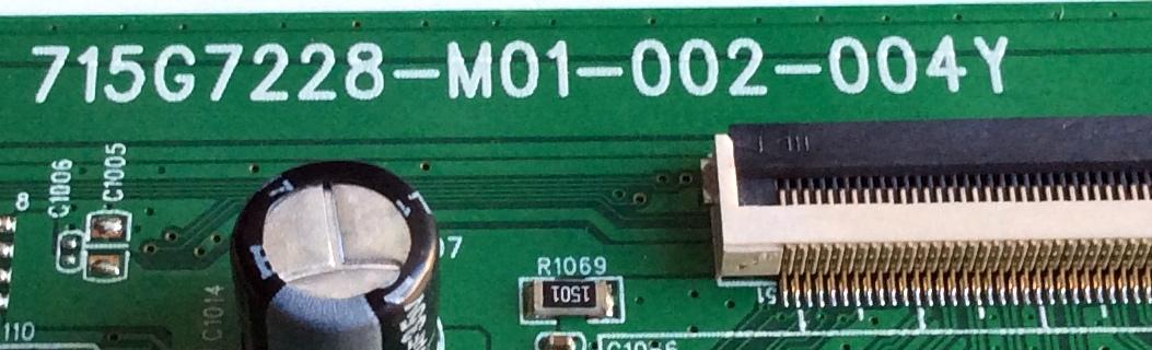 MAIN / INSIGNIA XGCB01K032 / 715G7228-M01-002-004Y / XGCB01K032000X / PANEL TPT390J1-HVN04 REV.S001C / DISPLAY T390HVN04.0 / MODELO NS-39DR510NA17 - Imagen 2