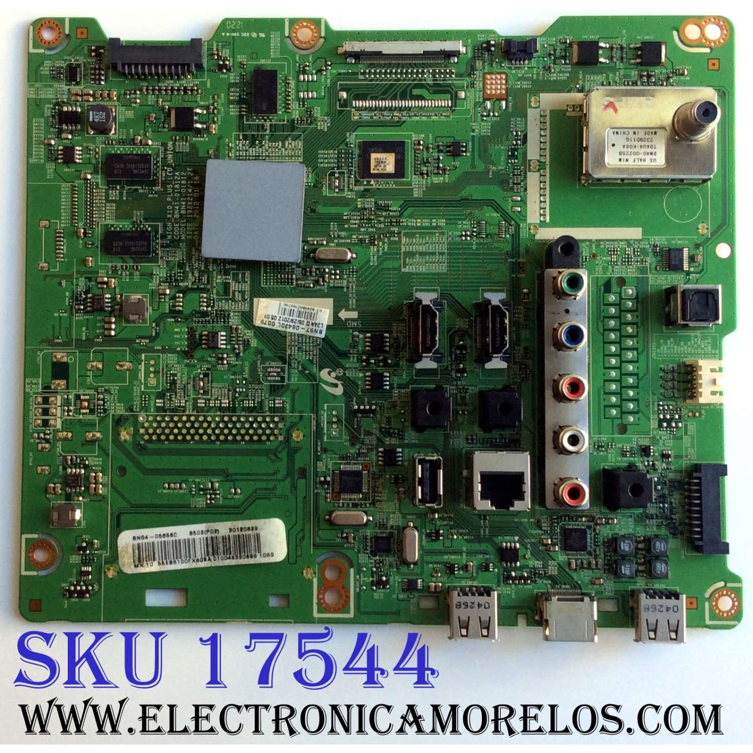 MAIN / SAMSUNG BN94-05656C / BN41-01812A / BN97-06430L / PANEL LTJ550HJ08-V / DISPLAY LSJ550HJ05-E01 / MODELOS UN55ES6100FXZA TS01 / UN55ES6100FXZA